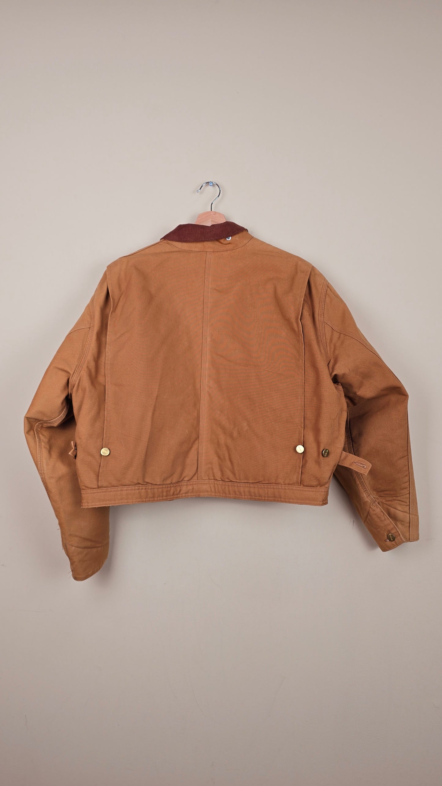 Vintage Carhartt X NY Yankees Cropped Jacket | Brown - Size xL (051)