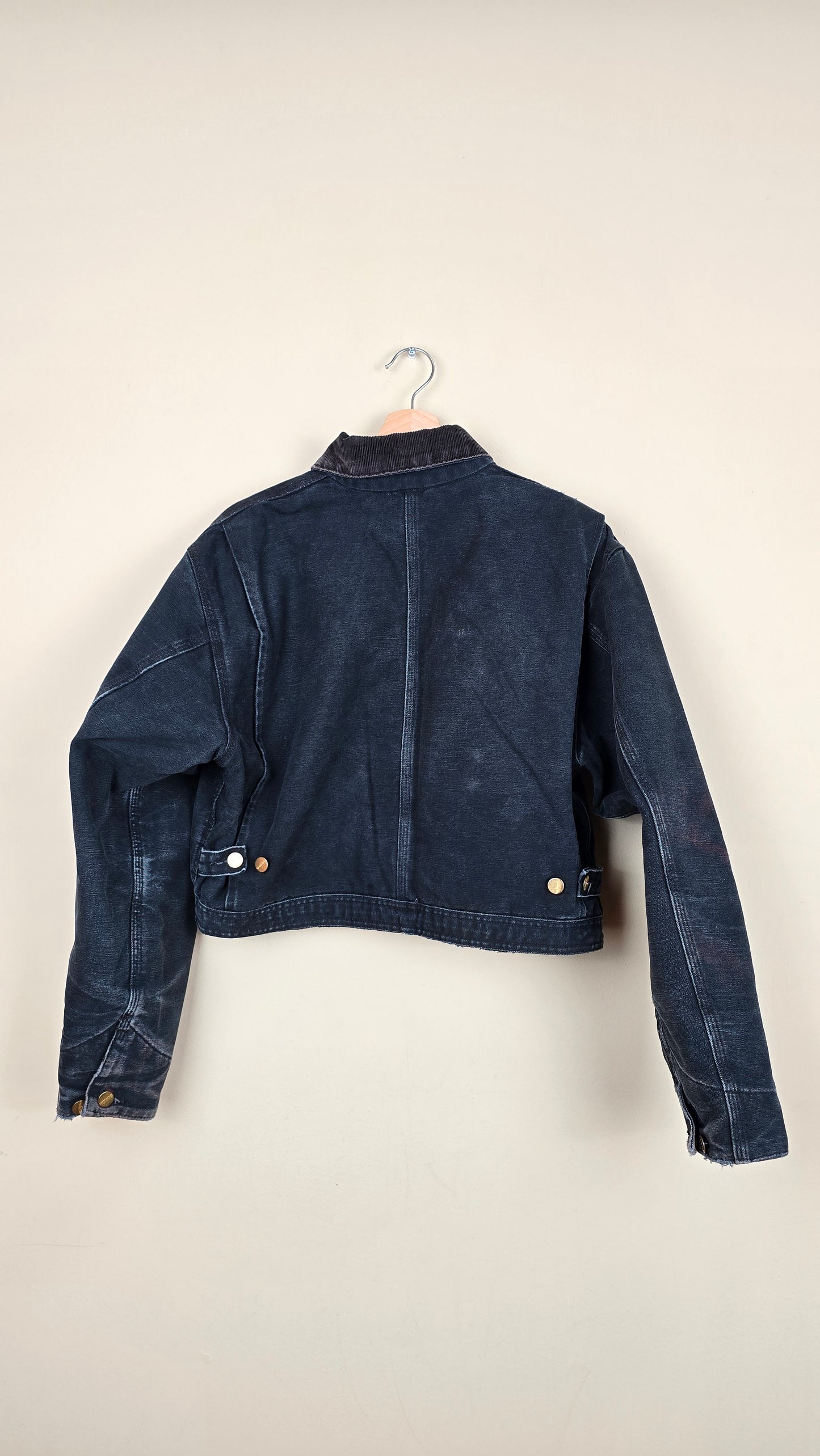Vintage Carhartt X NY Yankees Cropped Jacket | Black - Size M (057)