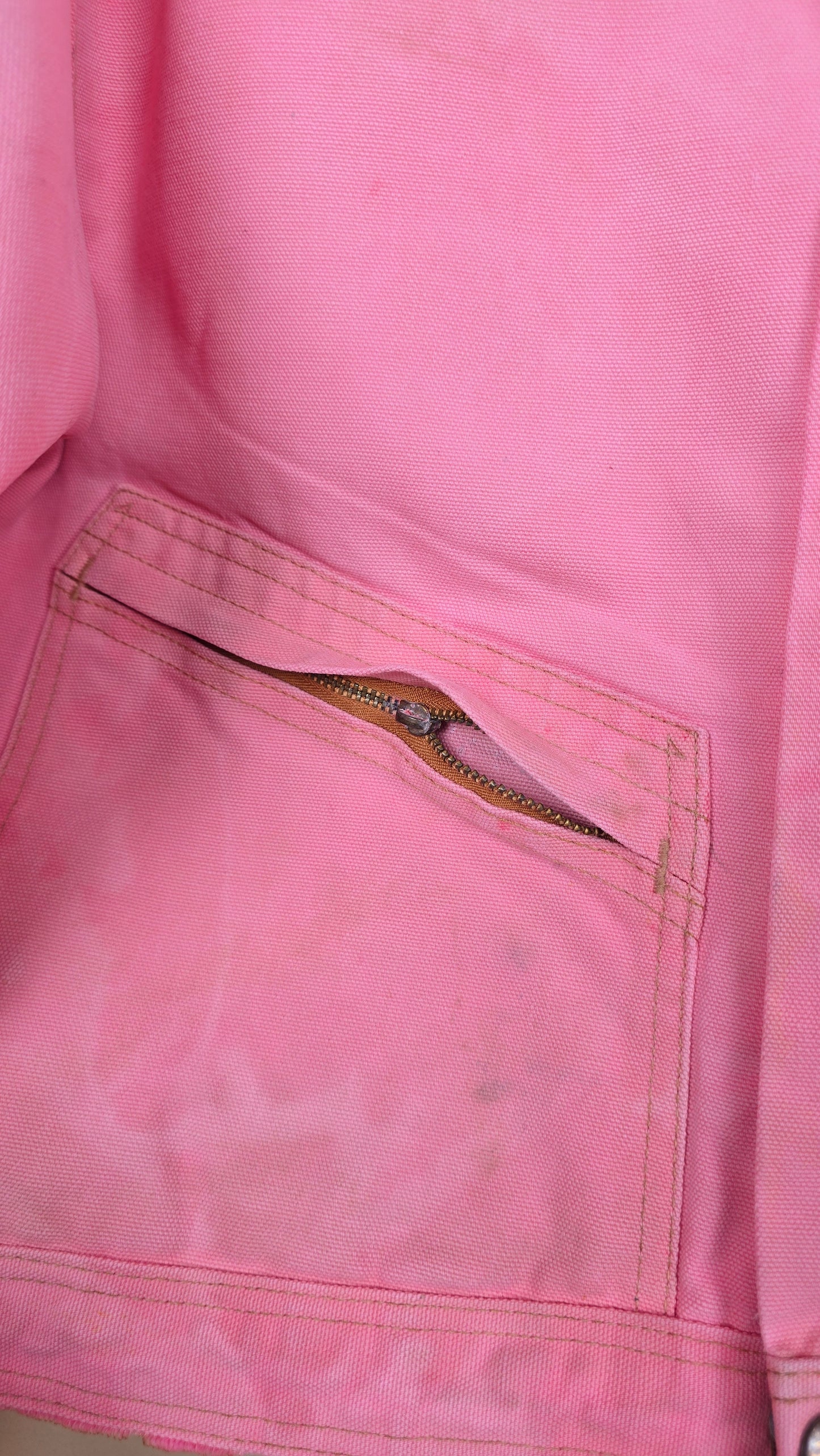 Vintage Carhartt X NY Yankees Cropped Jacket | Pink - Size L (060)