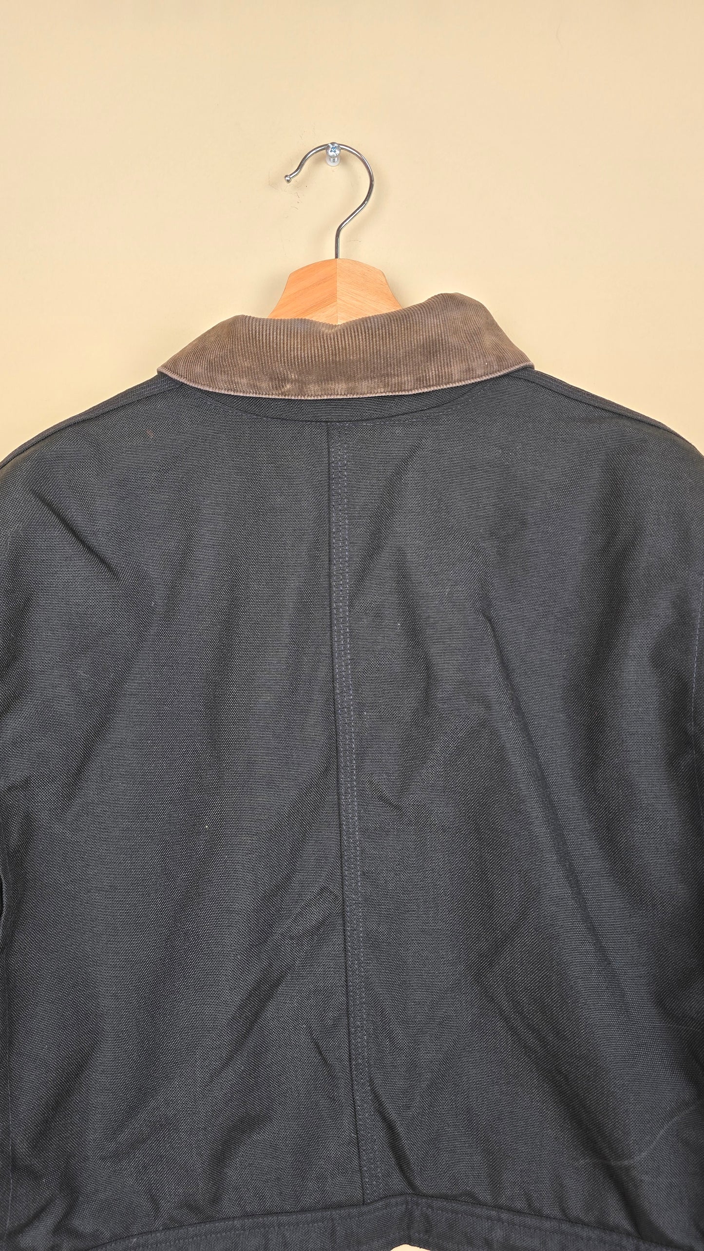 Vintage Carhartt X NY Yankees Cropped Jacket | Jet Black - Size L (061)