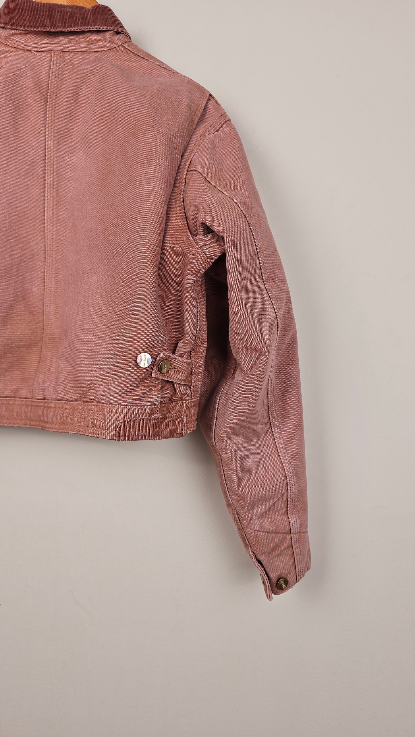 Vintage Carhartt X NY Yankees Cropped Jacket | Brown - Size M (067)