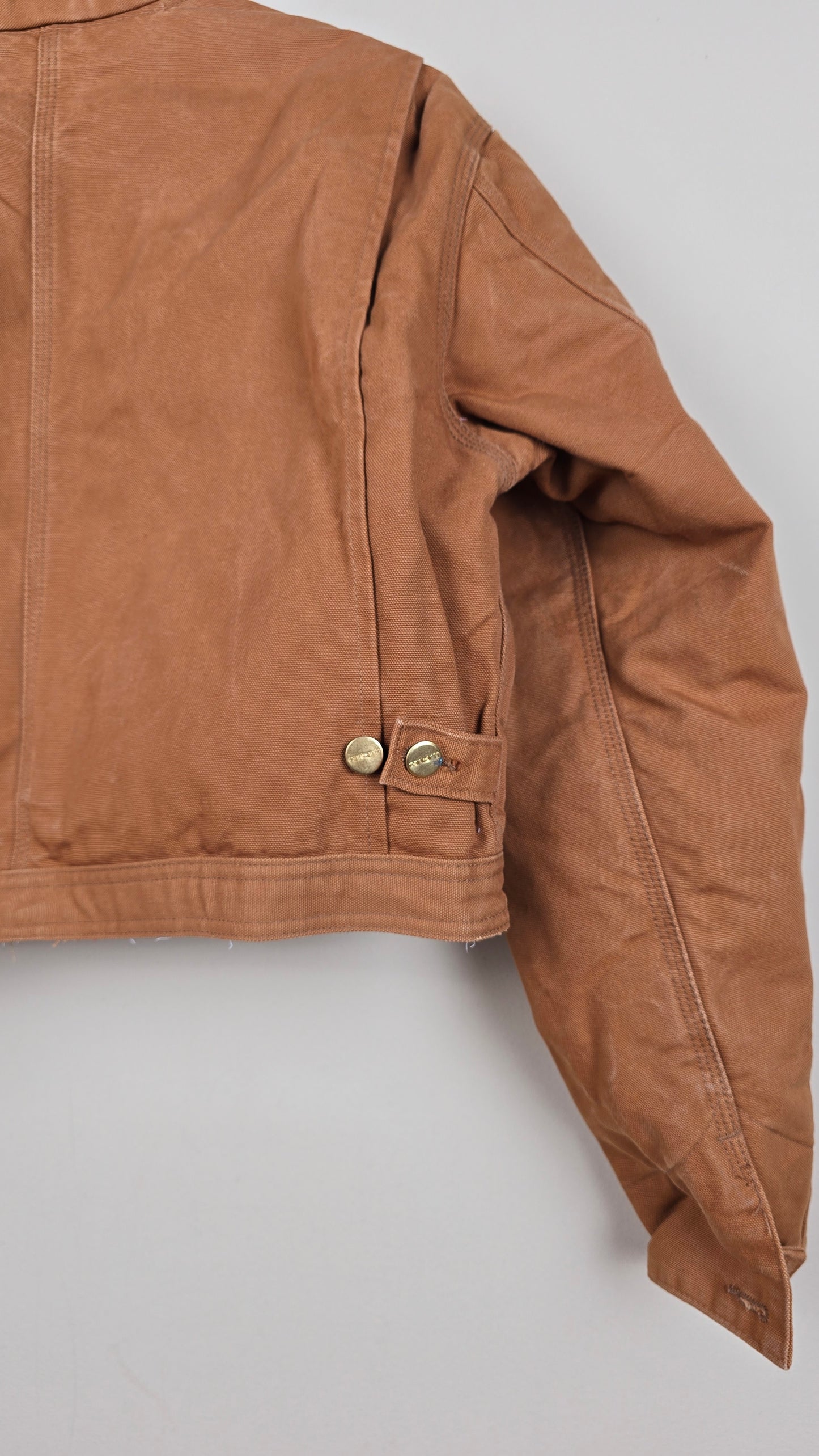 Vintage Carhartt X NY Yankees Cropped Jacket | Brown - Size M (068)