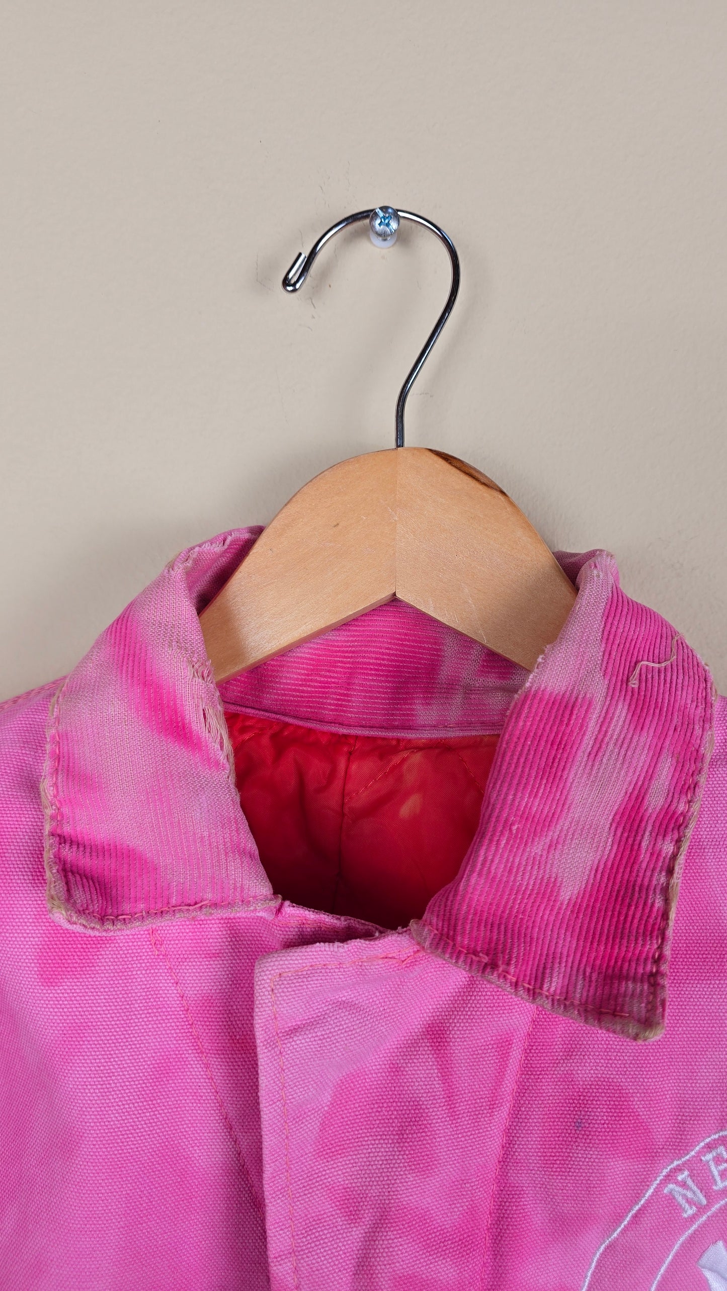 Vintage Carhartt X NY Yankees Cropped Jacket | Pink - Size S (077)