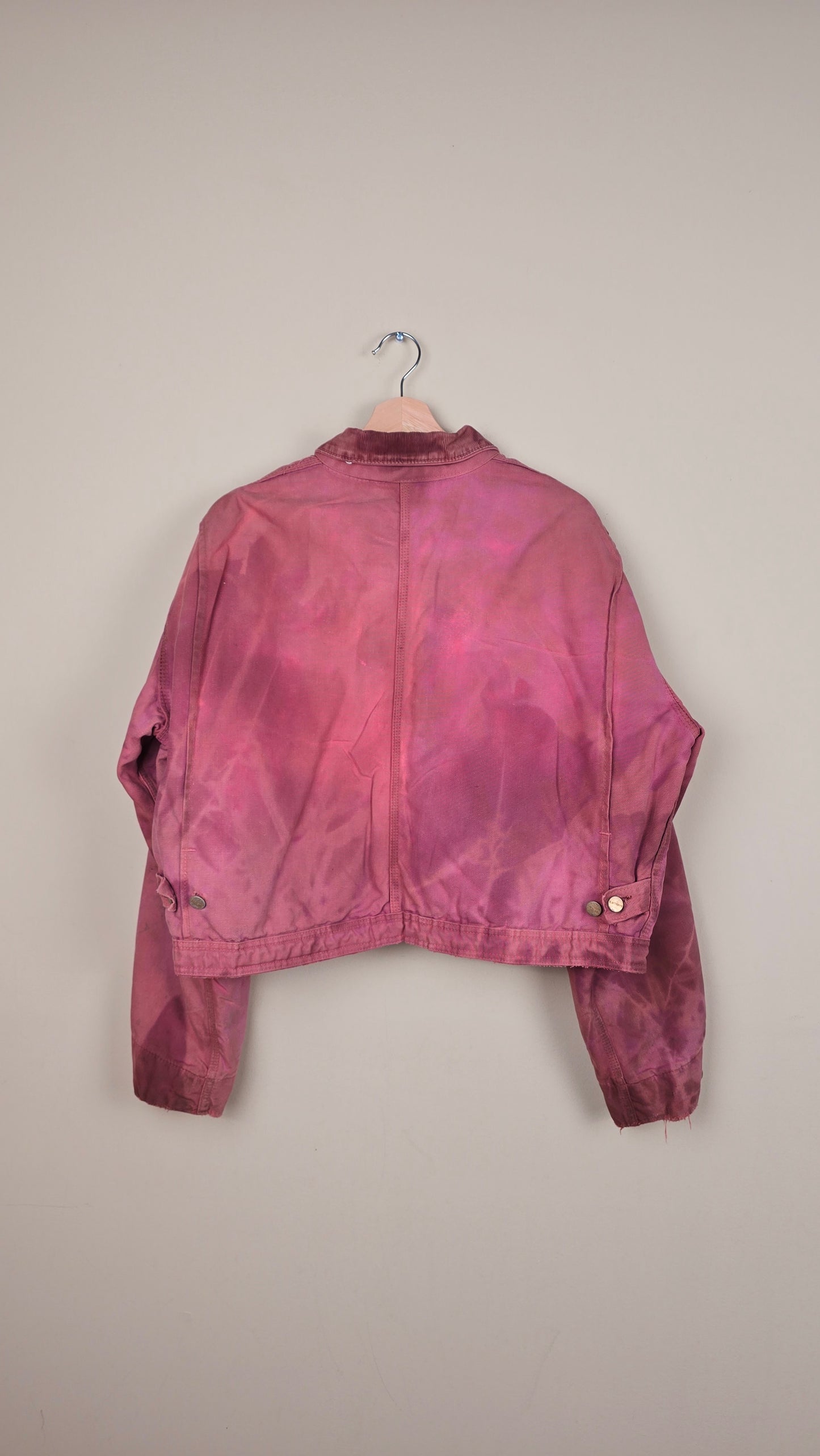 Vintage Carhartt X NY Yankees Cropped Jacket | Galactic Brown - Size M (079)