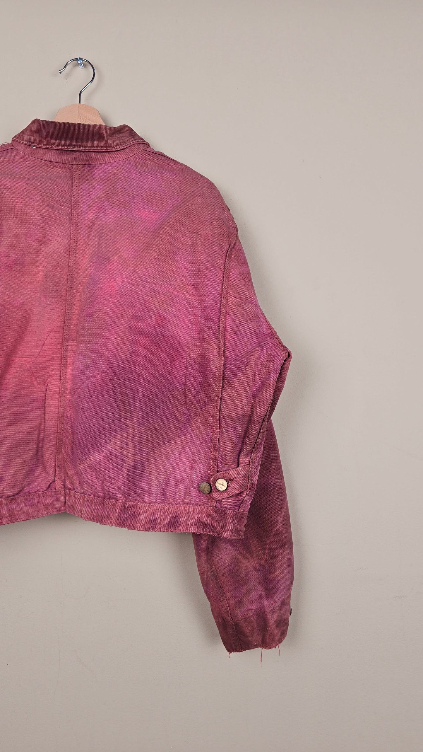 Vintage Carhartt X NY Yankees Cropped Jacket | Galactic Brown - Size M (079)