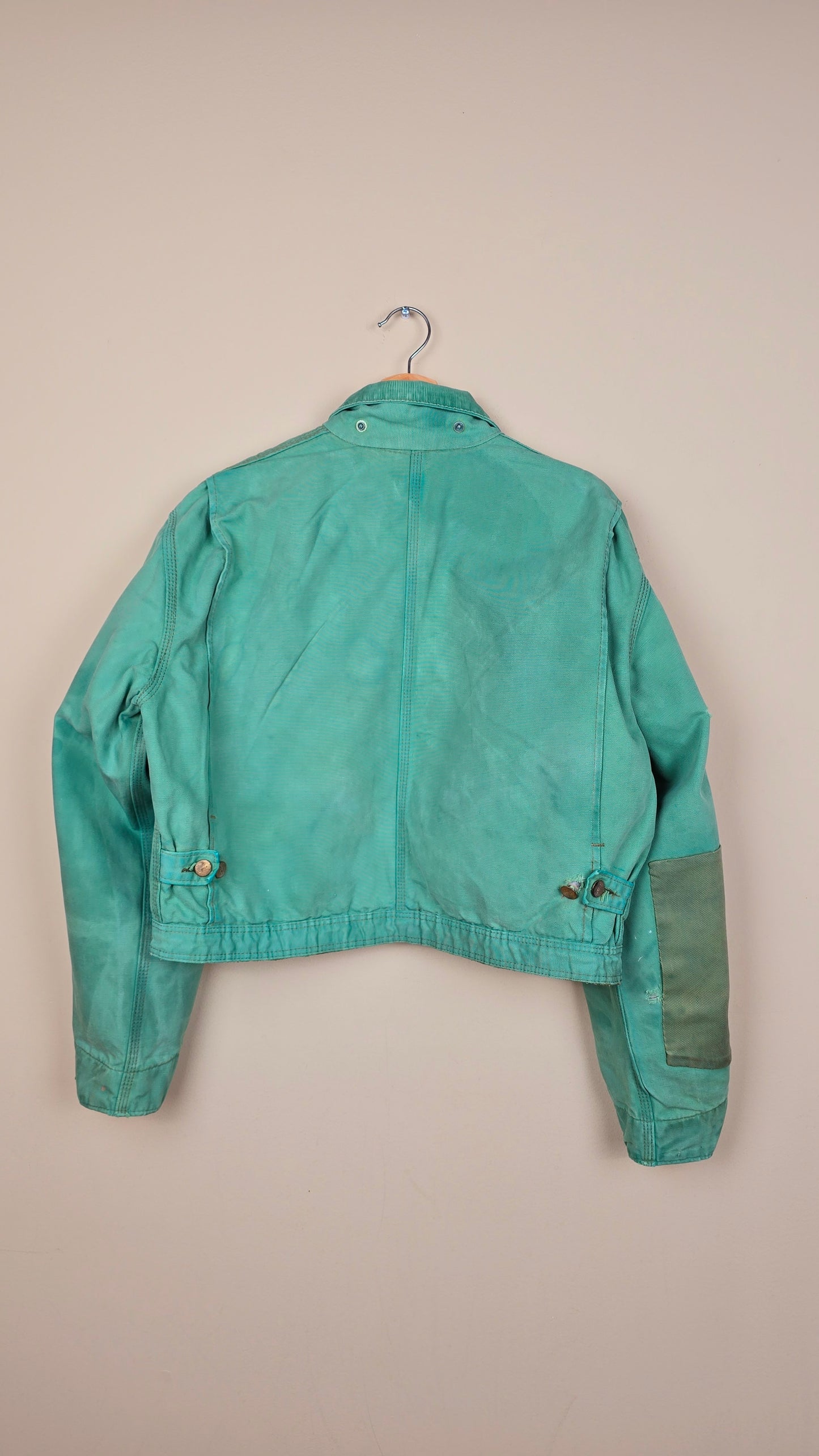 Vintage Carhartt X NY Yankees Cropped Jacket | Green - Size L (081)