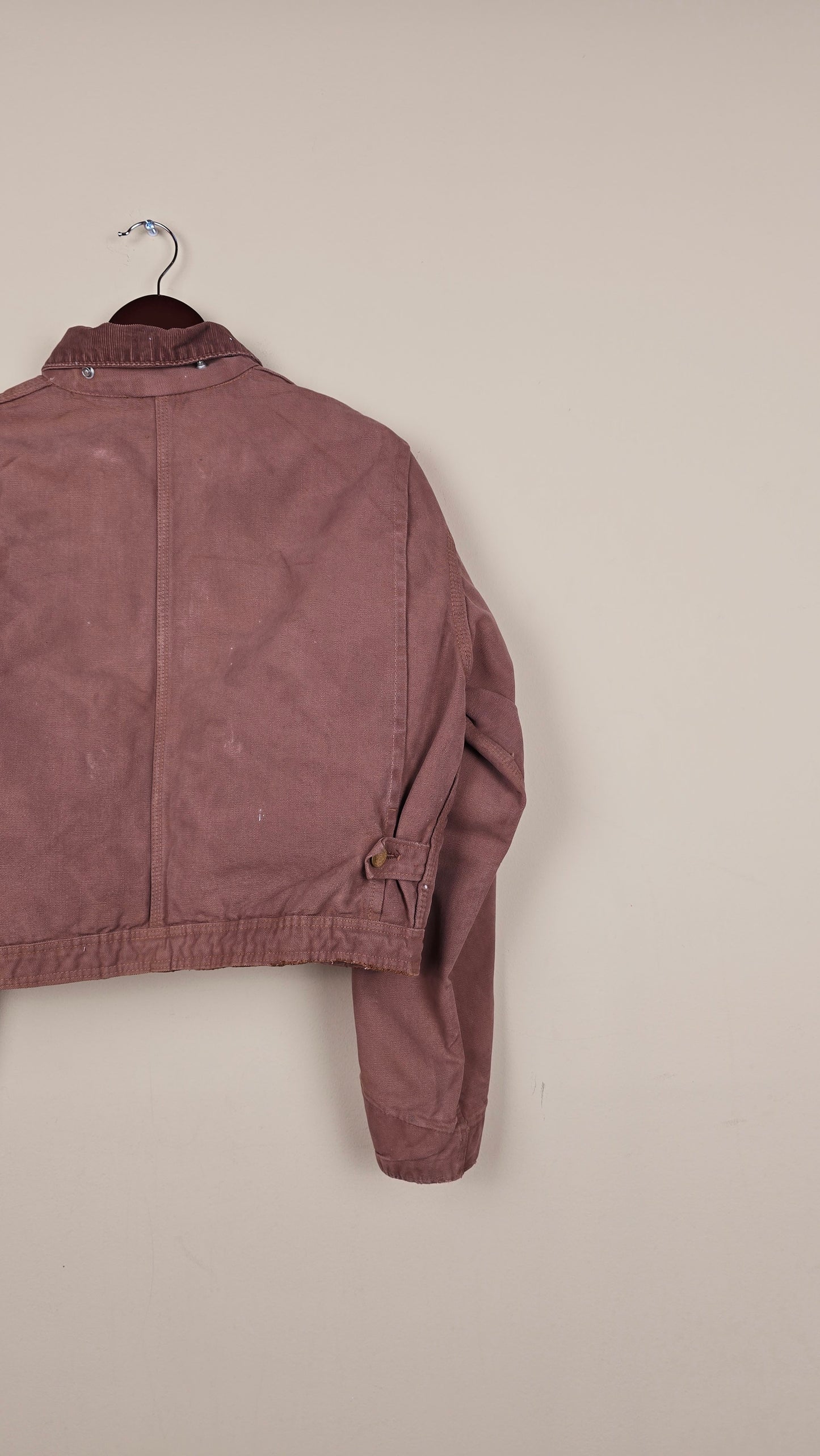 Vintage Carhartt X NY Yankees Cropped Jacket | Brown - Size M (083)