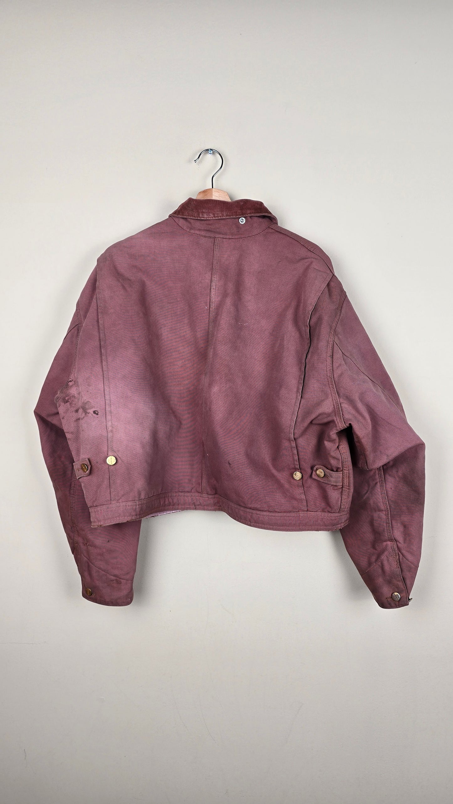 Vintage Carhartt X NY Yankees Cropped Jacket | Brown - Size L (084)