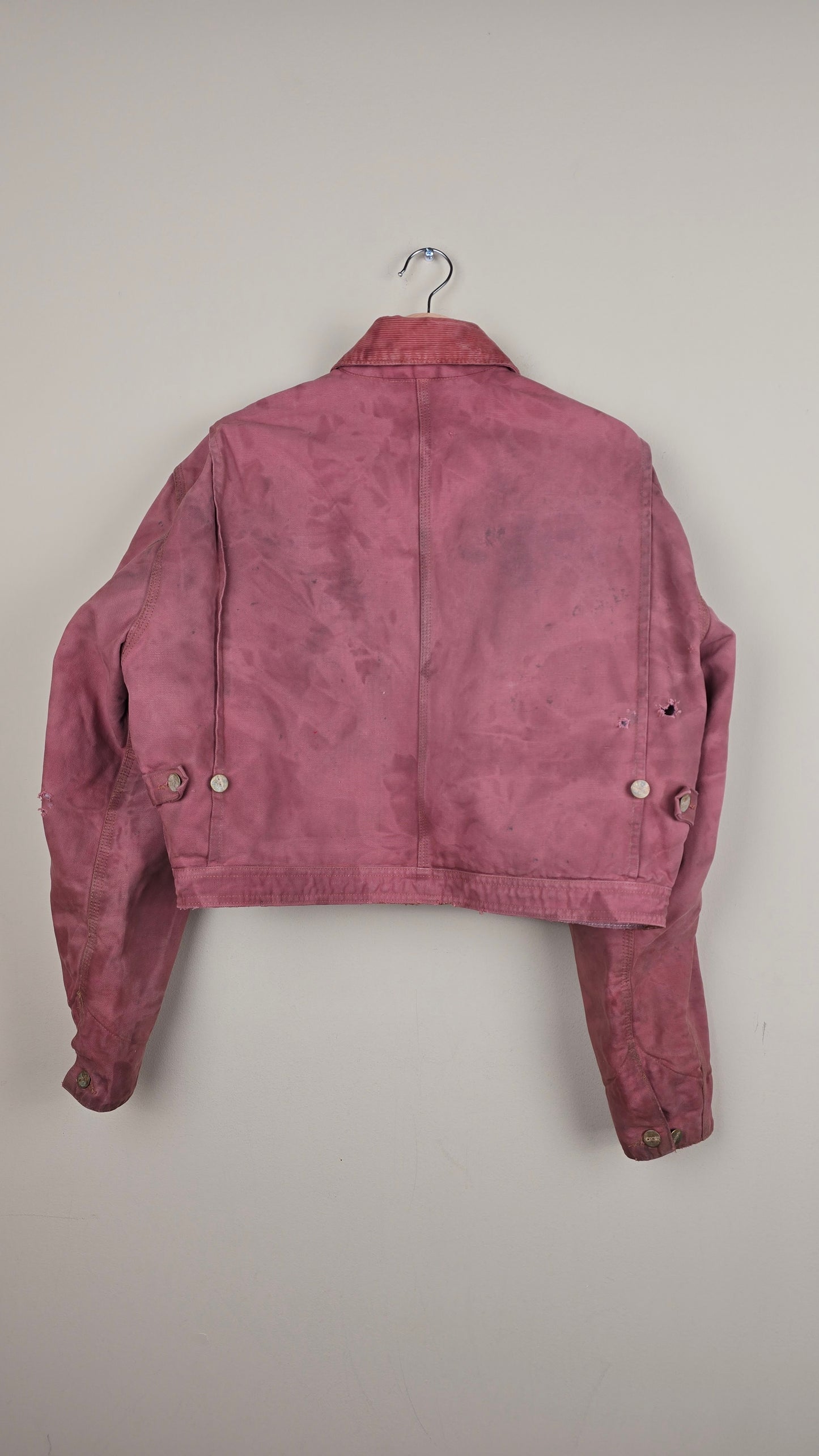 Vintage Carhartt X NY Yankees Cropped Jacket | Brown - Size M (085)