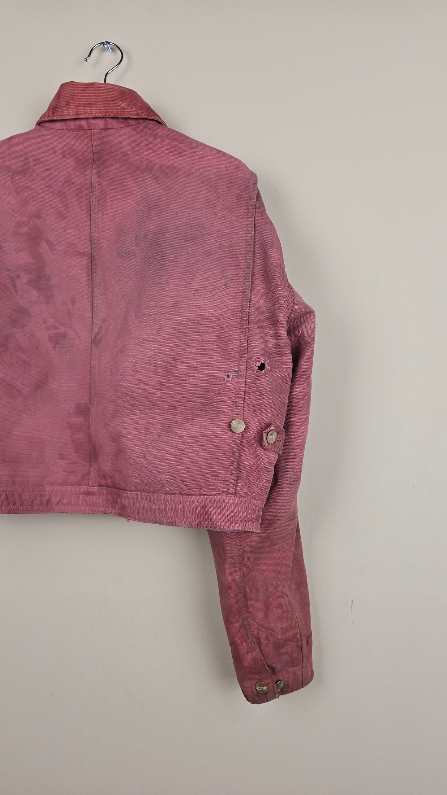 Vintage Carhartt X NY Yankees Cropped Jacket | Brown - Size M (085)