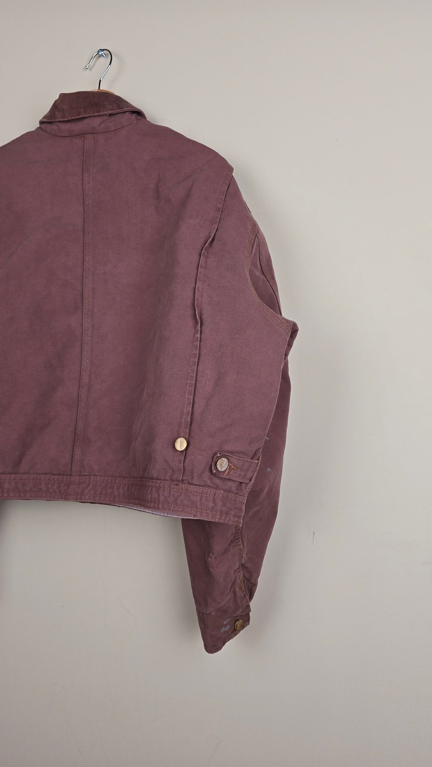Vintage Carhartt X NY Yankees Cropped Jacket | Brown - Size xL (086)