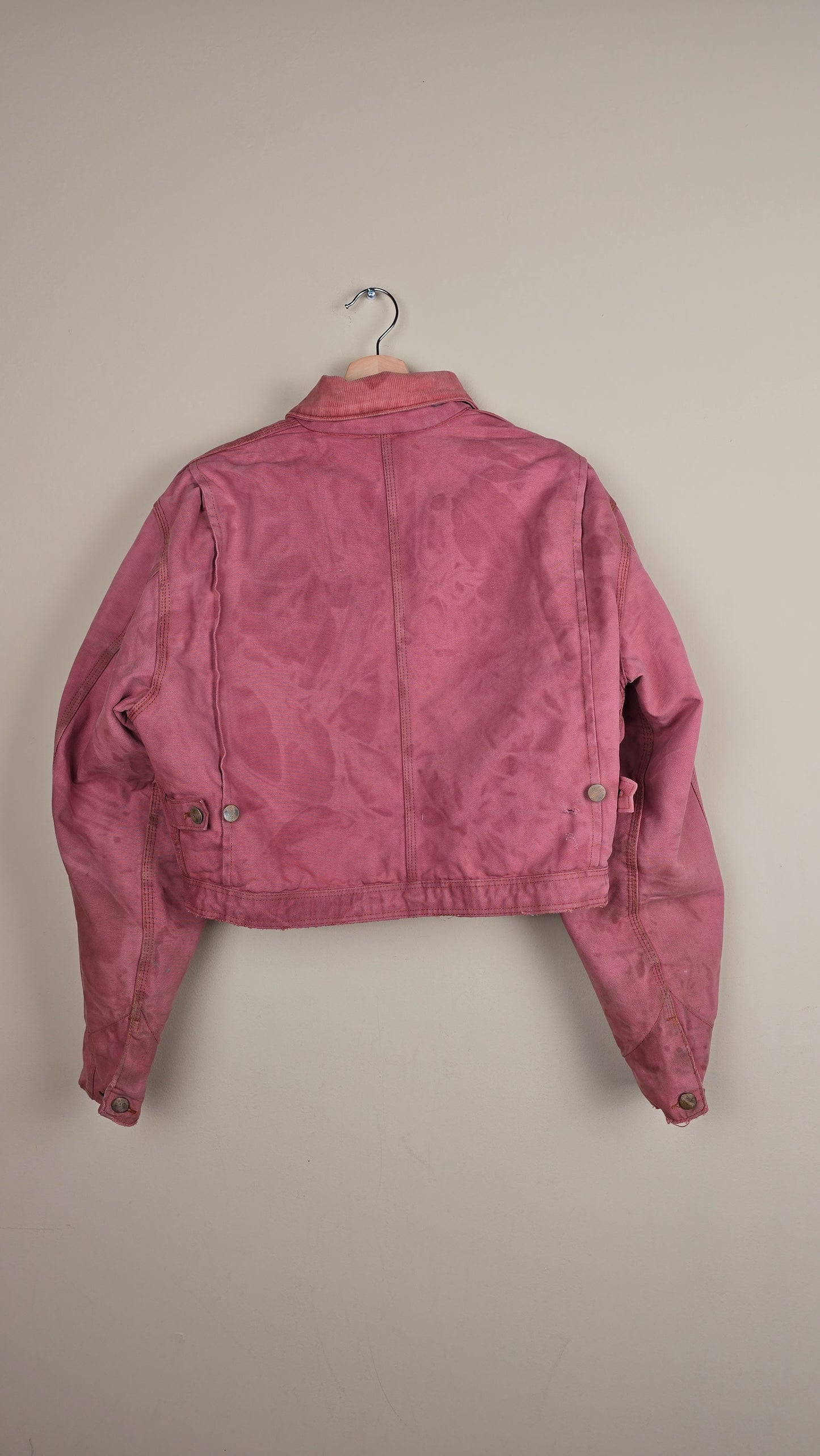 Vintage Carhartt X NY Yankees Cropped Jacket | Brown - Size S (087)