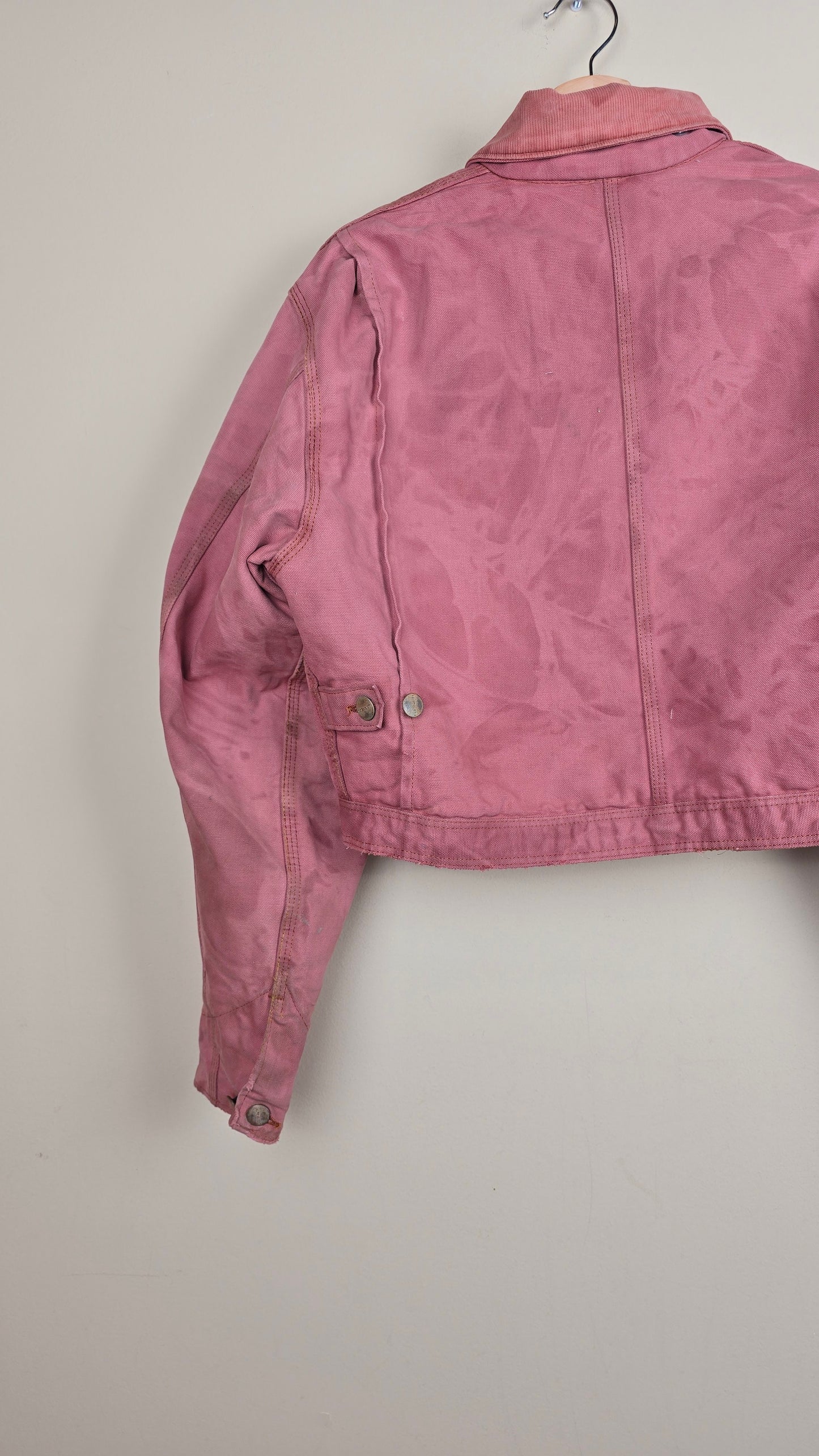 Vintage Carhartt X NY Yankees Cropped Jacket | Brown - Size S (087)