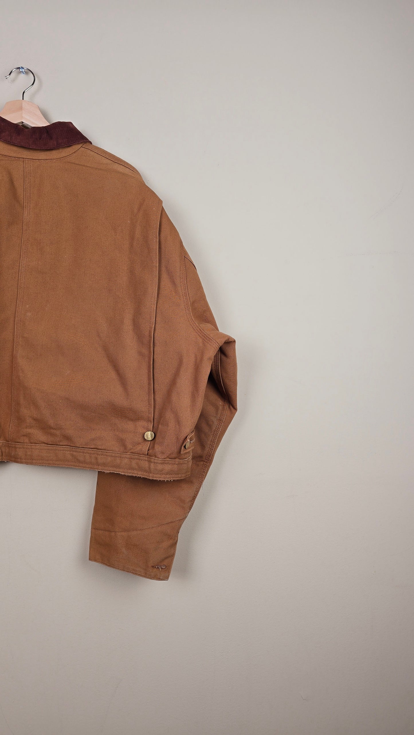 Vintage Carhartt X NY Yankees Cropped Jacket | Brown | 3XL | J039