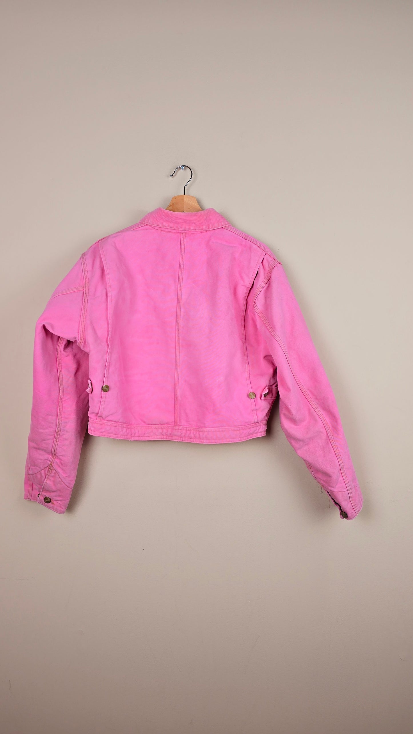 Vintage Carhartt X NY Yankees Cropped Jacket | Pink | M | J066
