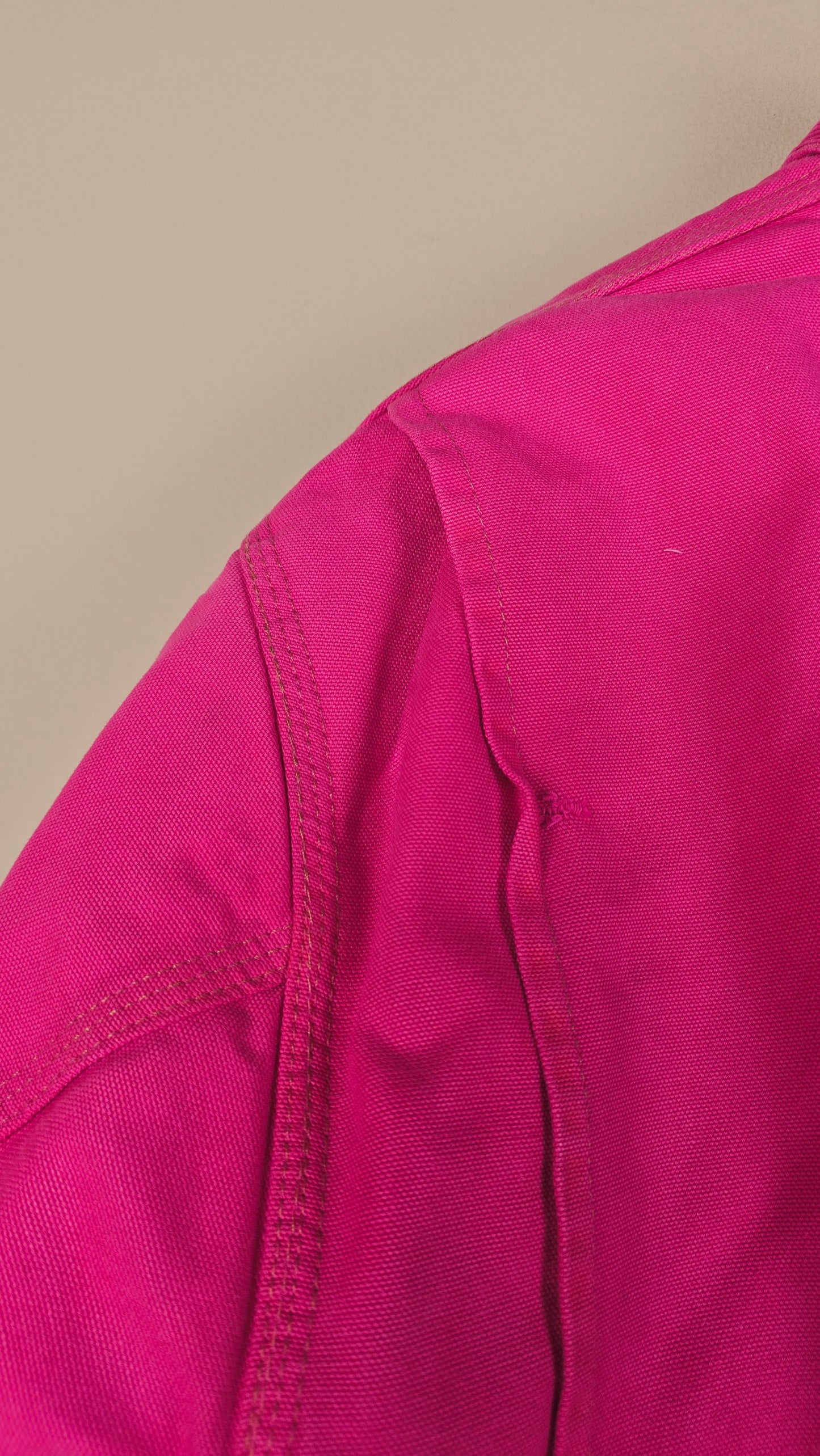 Vintage Carhartt X NY Yankees Cropped Jacket | Hot Pink | Size XL | OP2