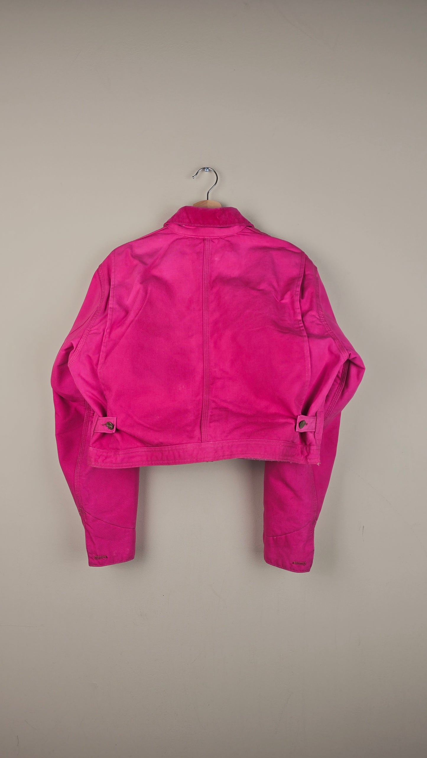 Vintage Carhartt X NY Yankees Cropped Jacket | Hot Pink | Size S | OP4