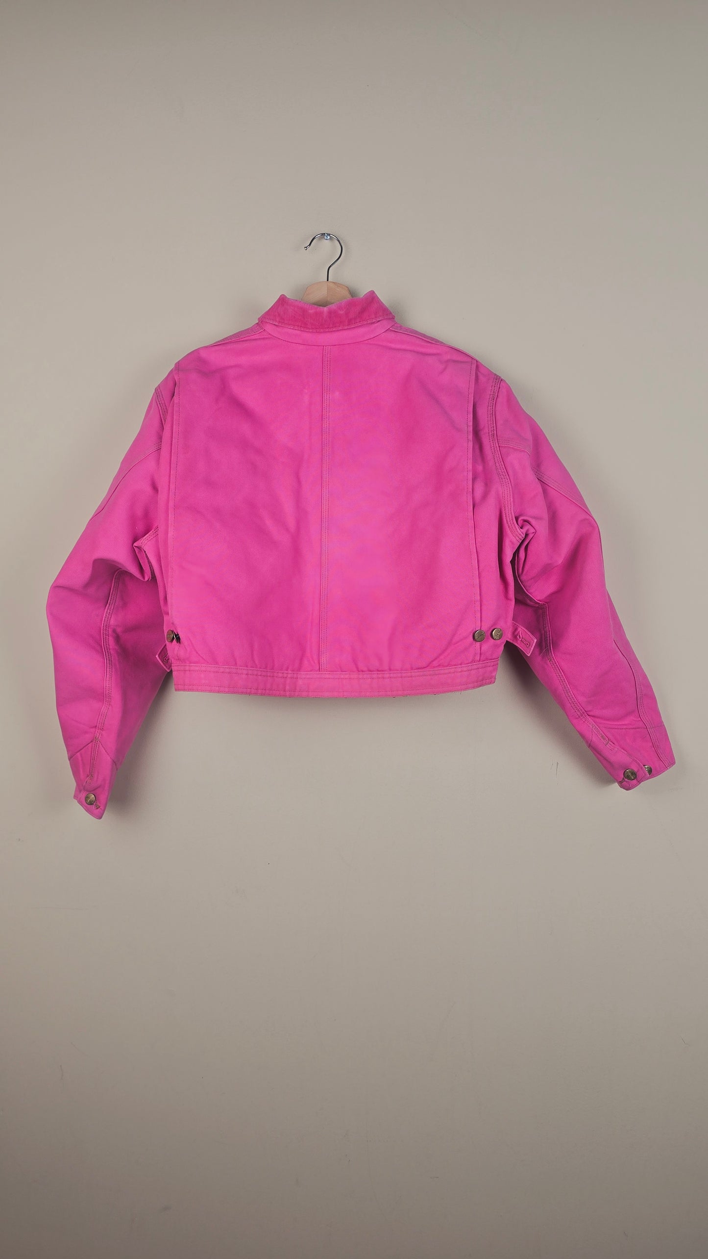 Vintage Carhartt X NY Yankees Cropped Jacket | Hot Pink | Size M/L | OP24