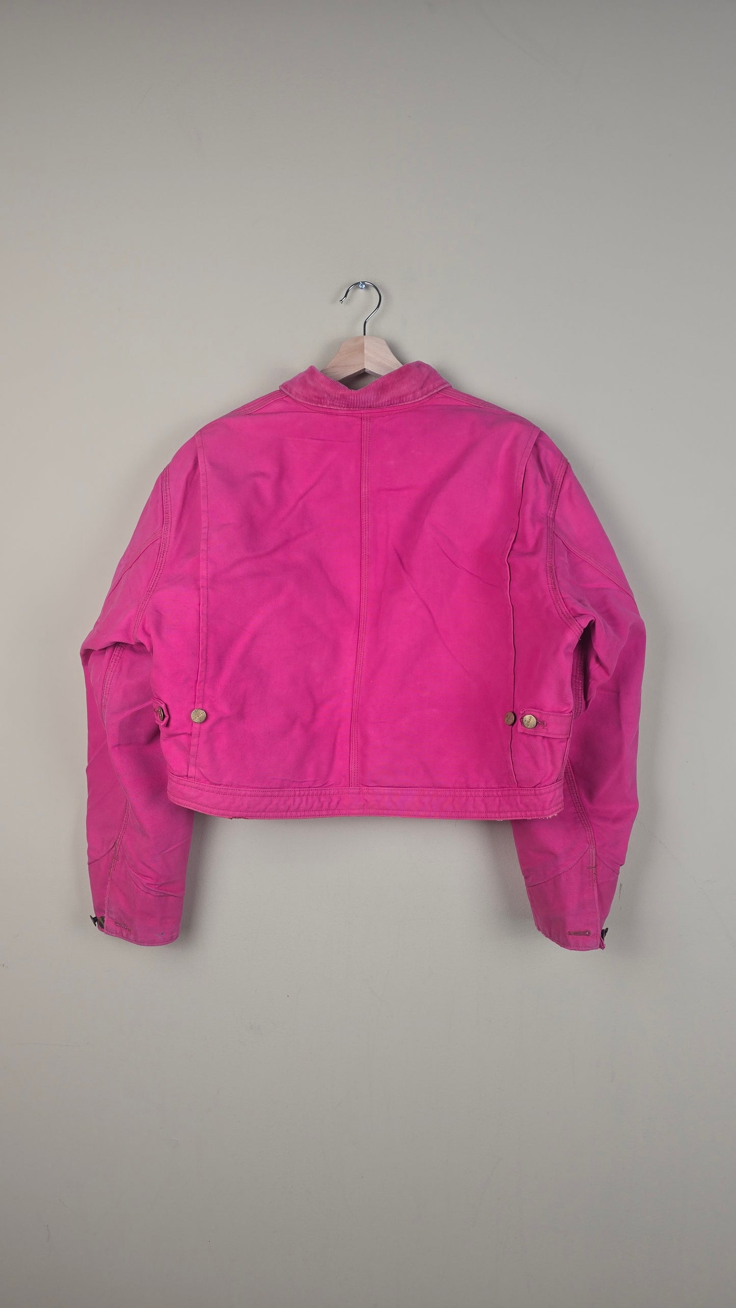 Vintage Carhartt X NY Yankees Cropped Jacket | Hot Pink | Size M | OP25