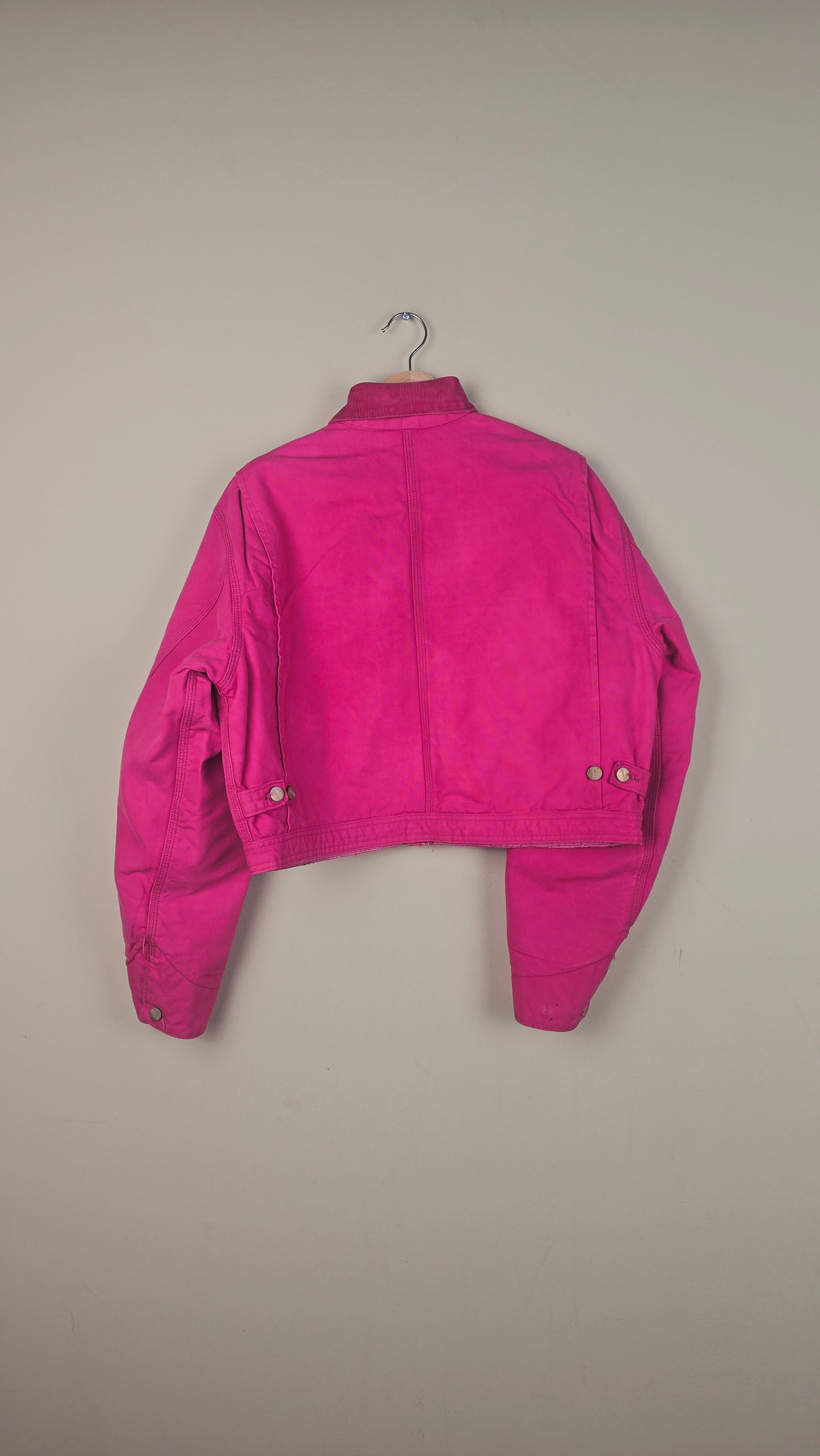 Vintage Carhartt X NY Yankees Cropped Jacket | Hot Pink | Size M | OP27