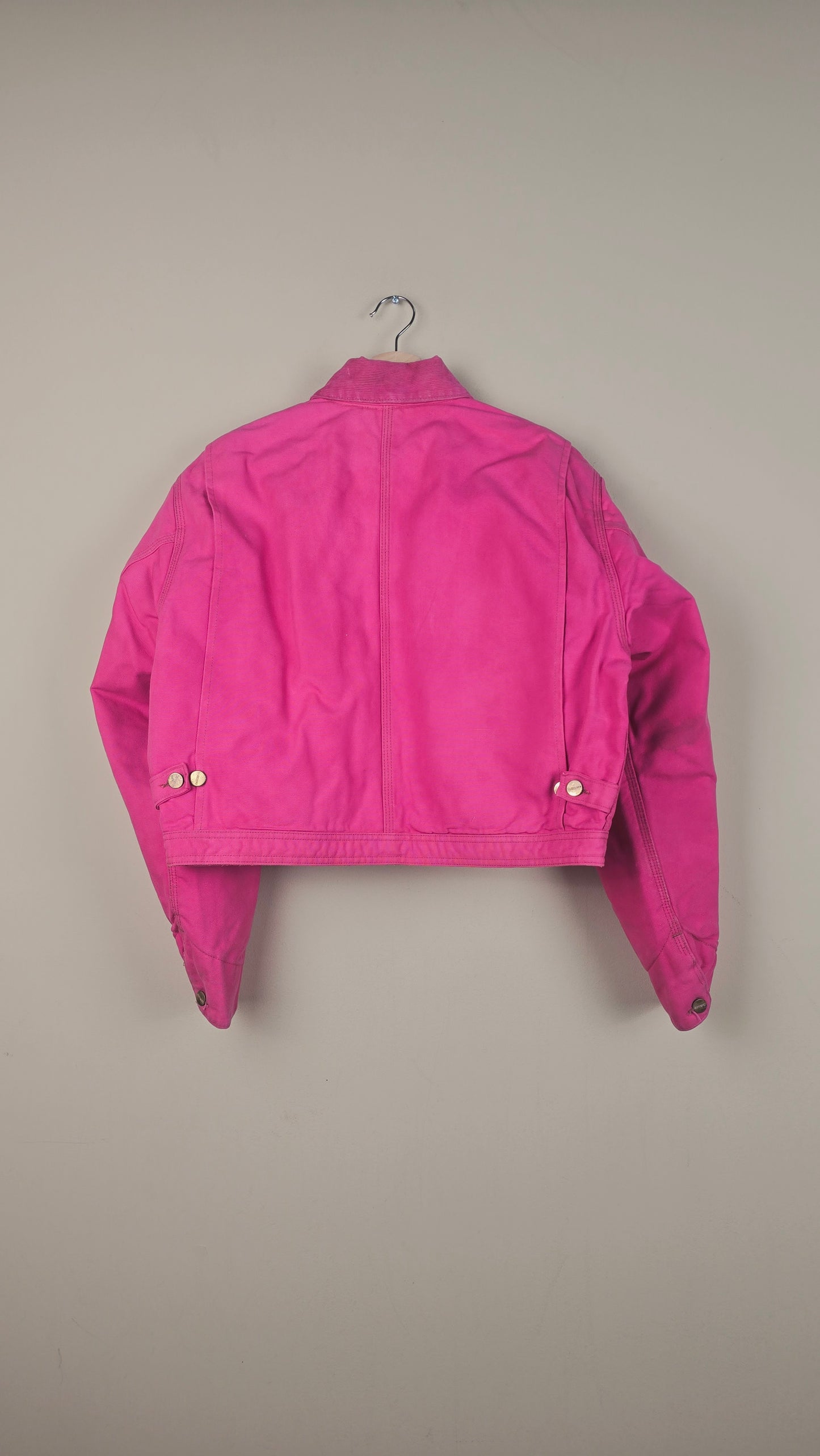 Vintage Carhartt X NY Yankees Cropped Jacket | Hot Pink | Size M | OP30