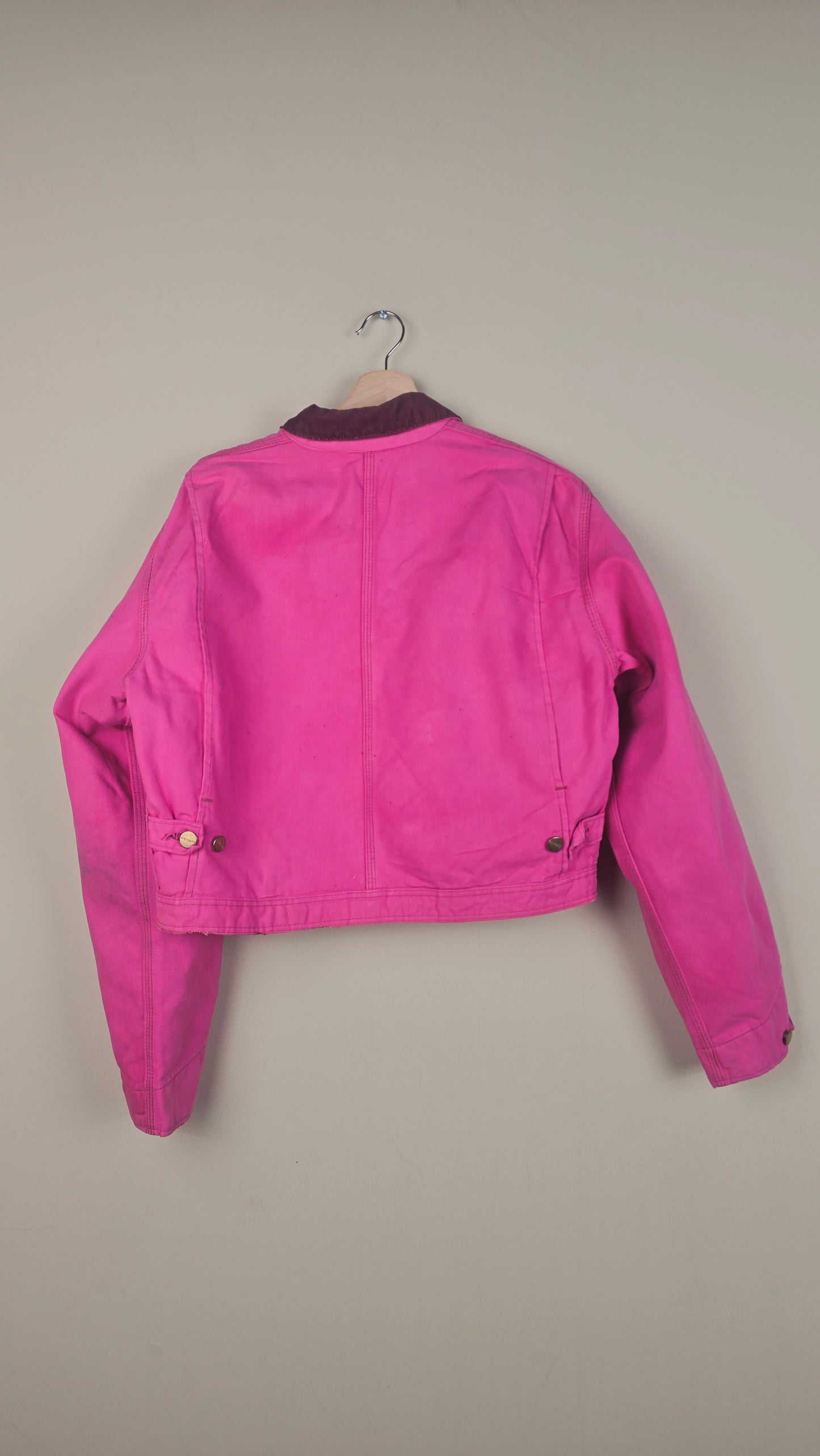 Vintage Carhartt X NY Yankees Cropped Jacket | Hot Pink | Size M | OP34