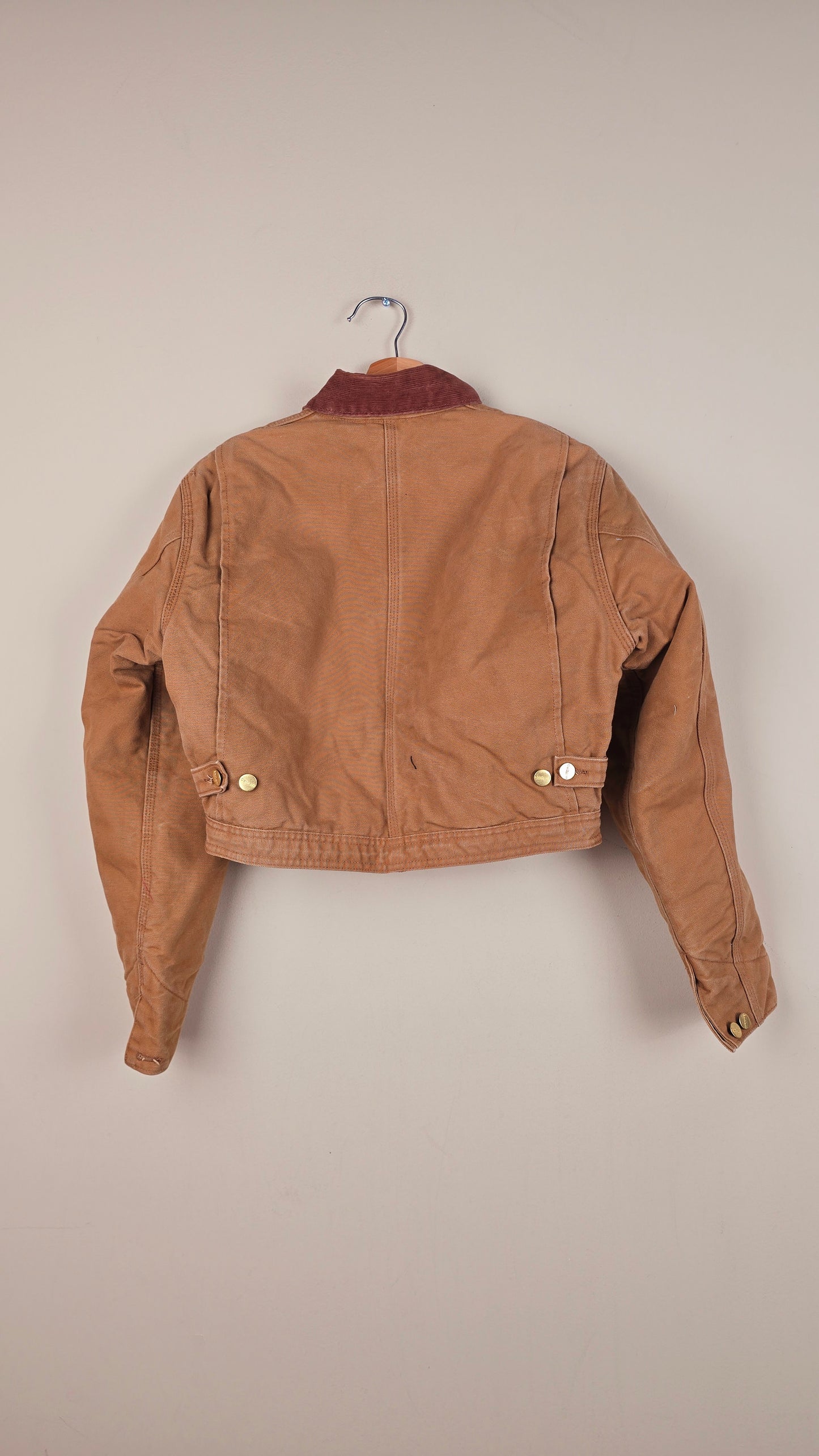 Vintage Carhartt X NY Yankees Cropped Jacket | Brown | Size M | OB2