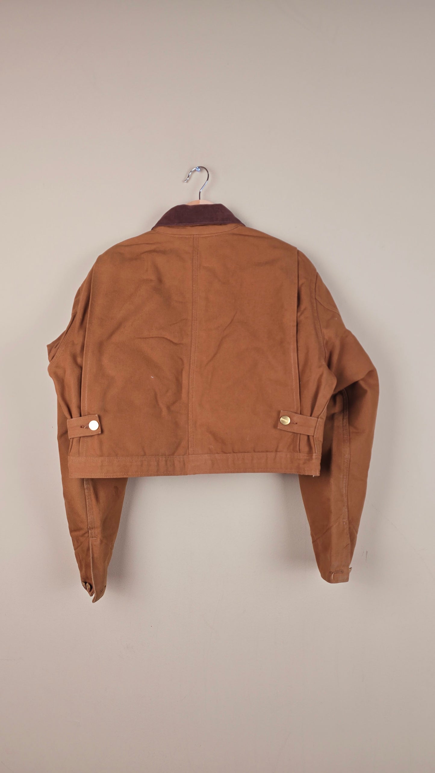 Vintage Carhartt X NY Yankees Cropped Jacket | Brown | Size S | OB3