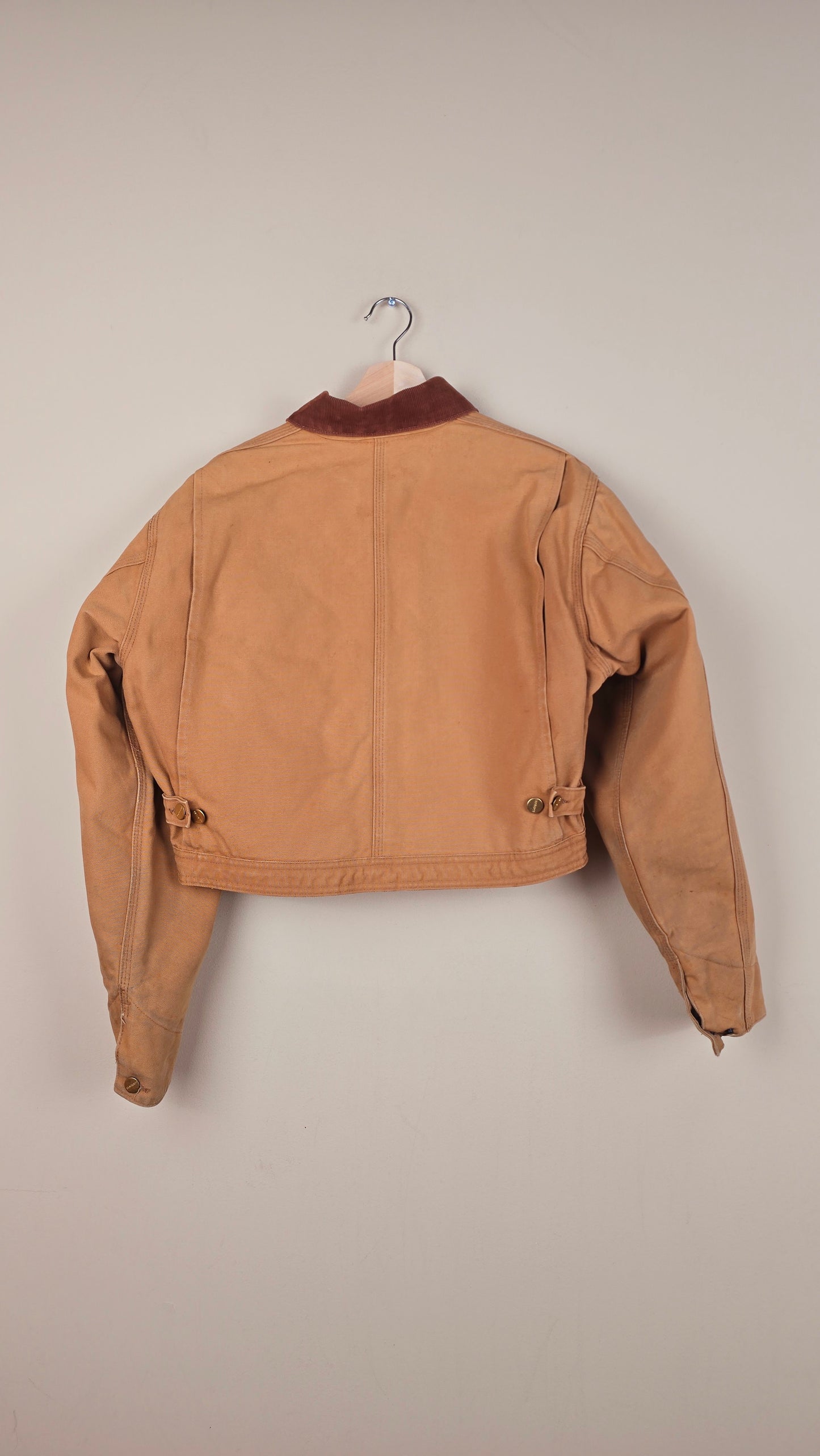 Vintage Carhartt X NY Yankees Cropped Jacket | Brown | Size S | OB5