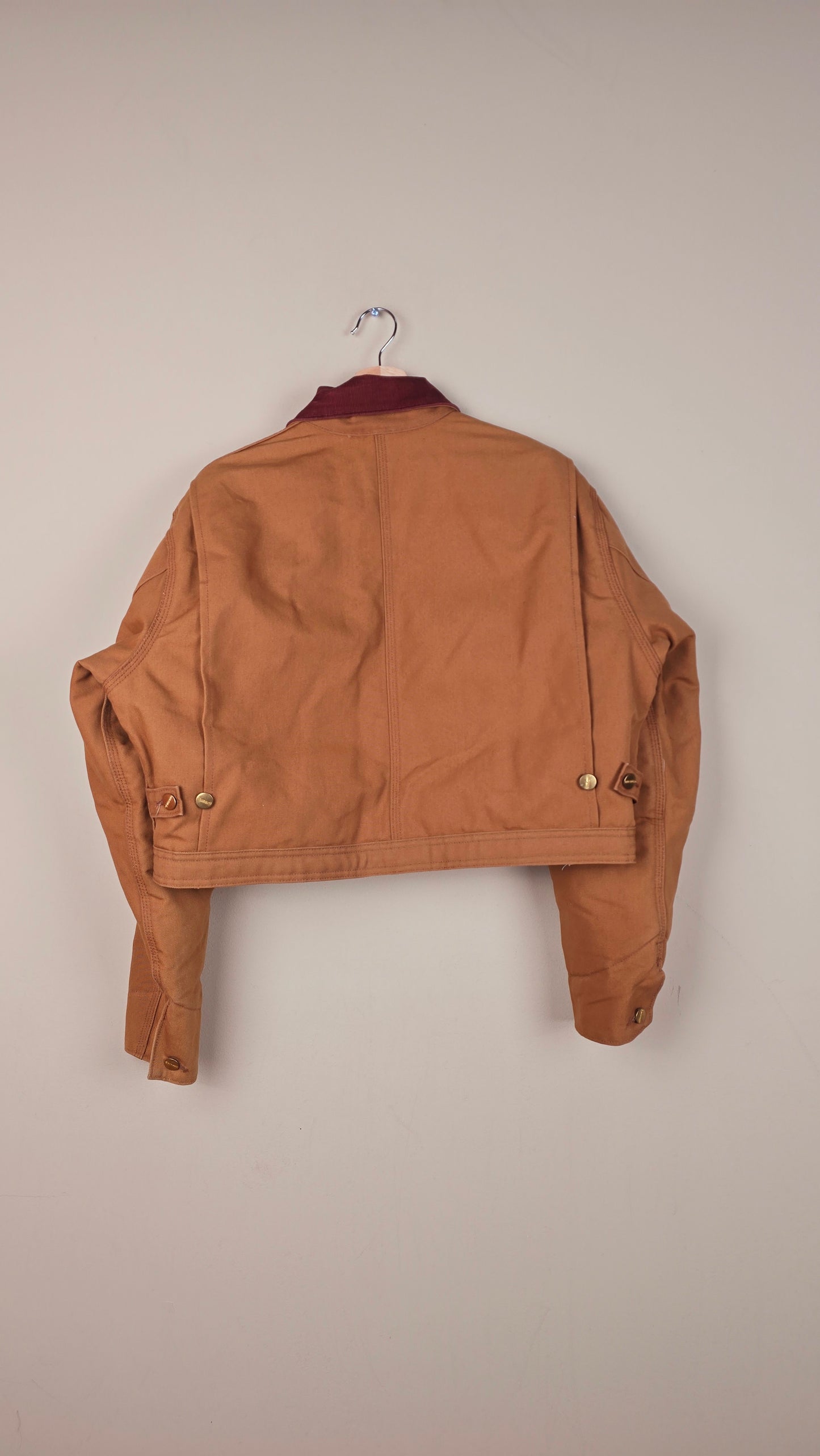 Vintage Carhartt X NY Yankees Cropped Jacket | Brown | Size M/L| OB7