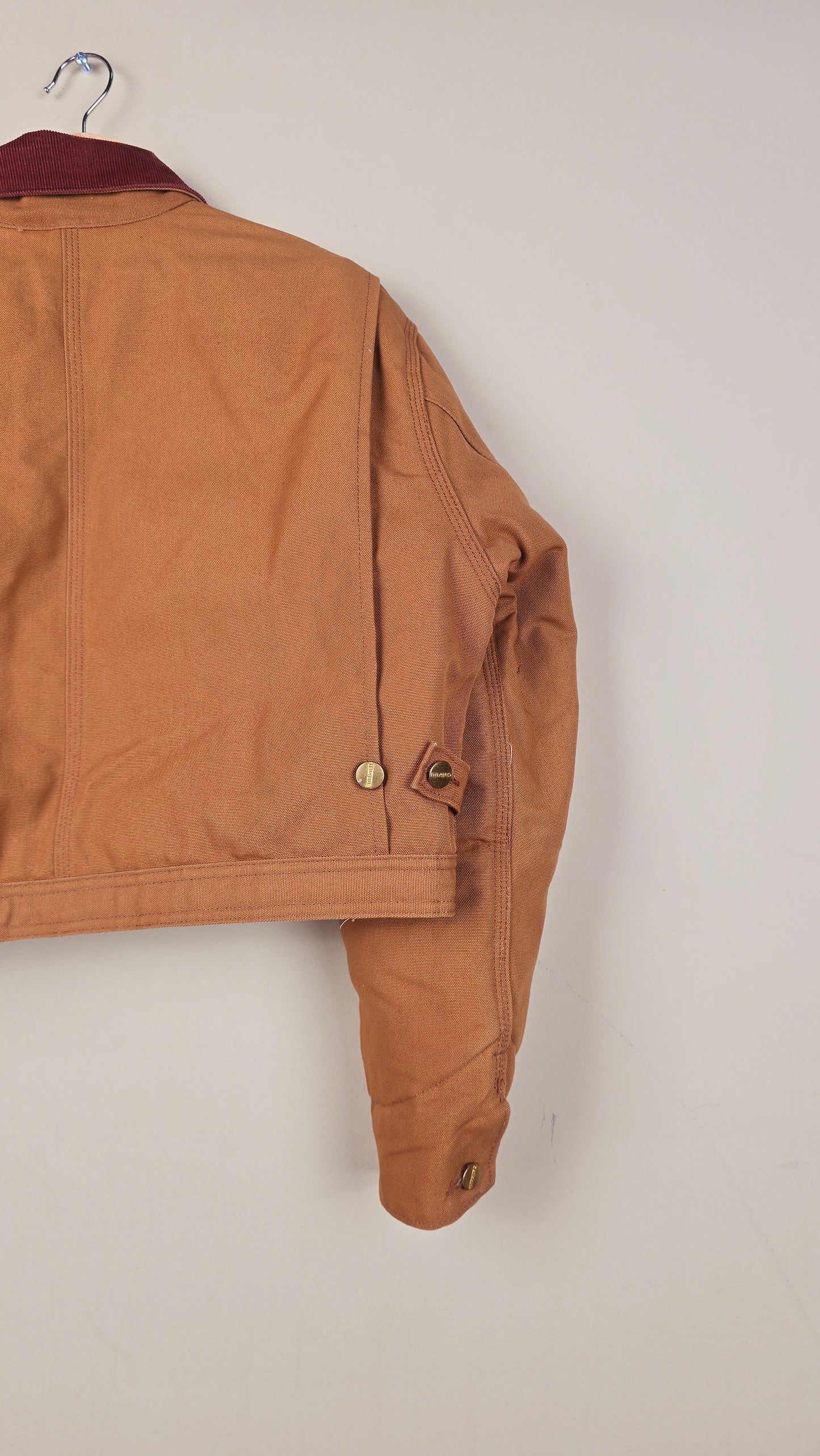 Vintage Carhartt X NY Yankees Cropped Jacket | Brown | Size M/L| OB7