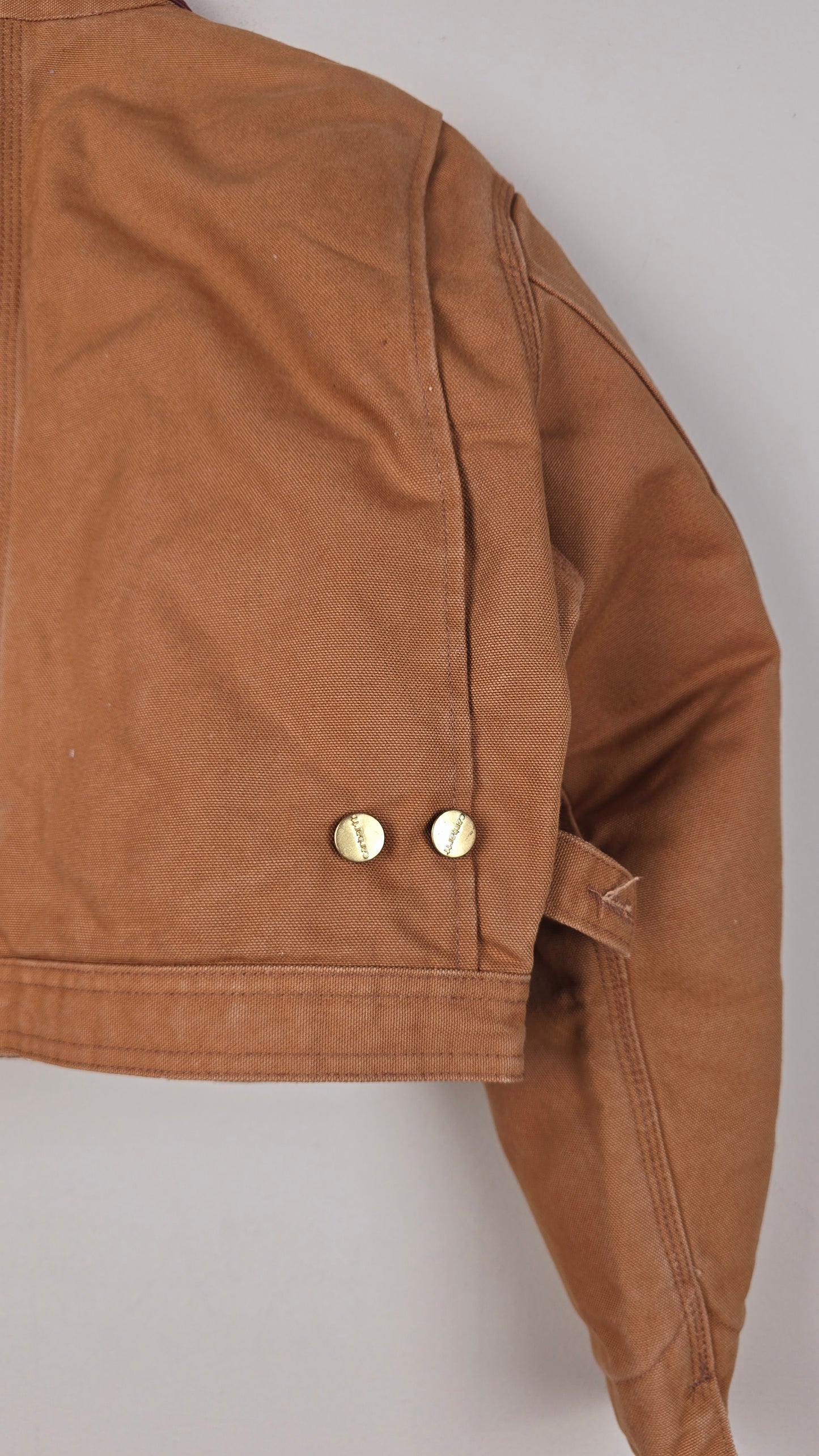 Vintage Carhartt X NY Yankees Cropped Jacket | Brown | Size S | OB9