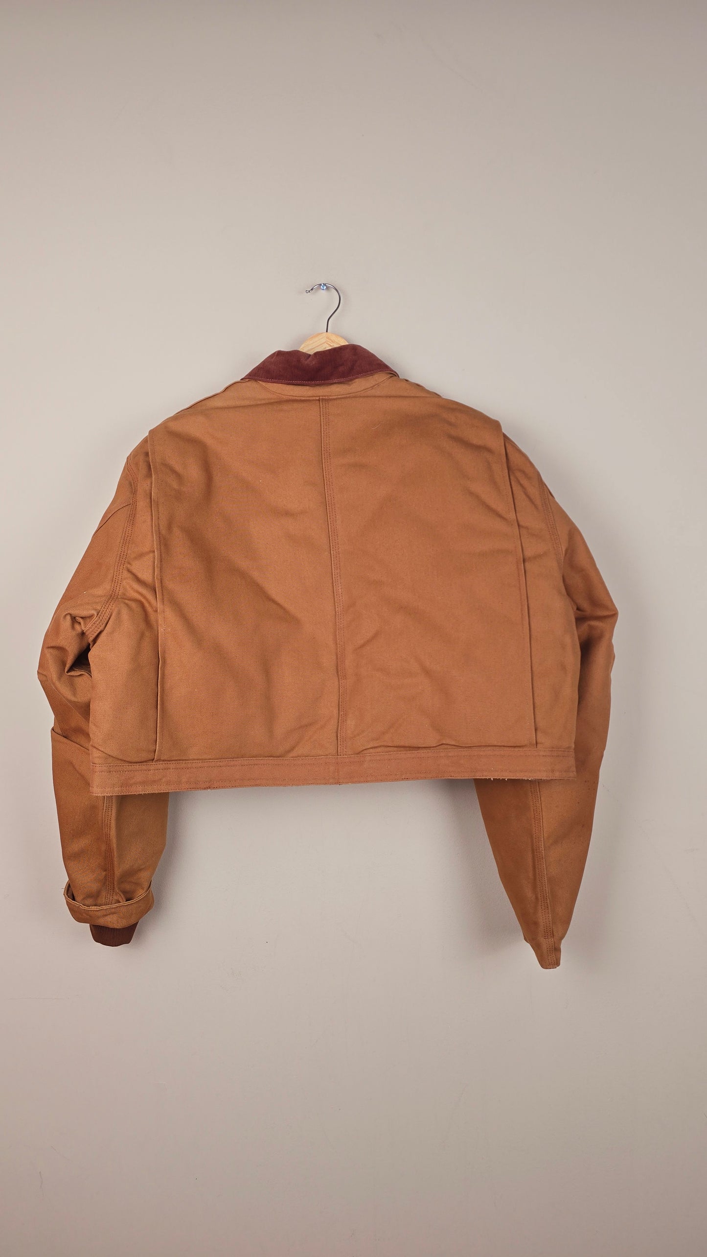 Vintage Carhartt X NY Yankees Cropped Jacket | Brown | Size 2XL | OB10