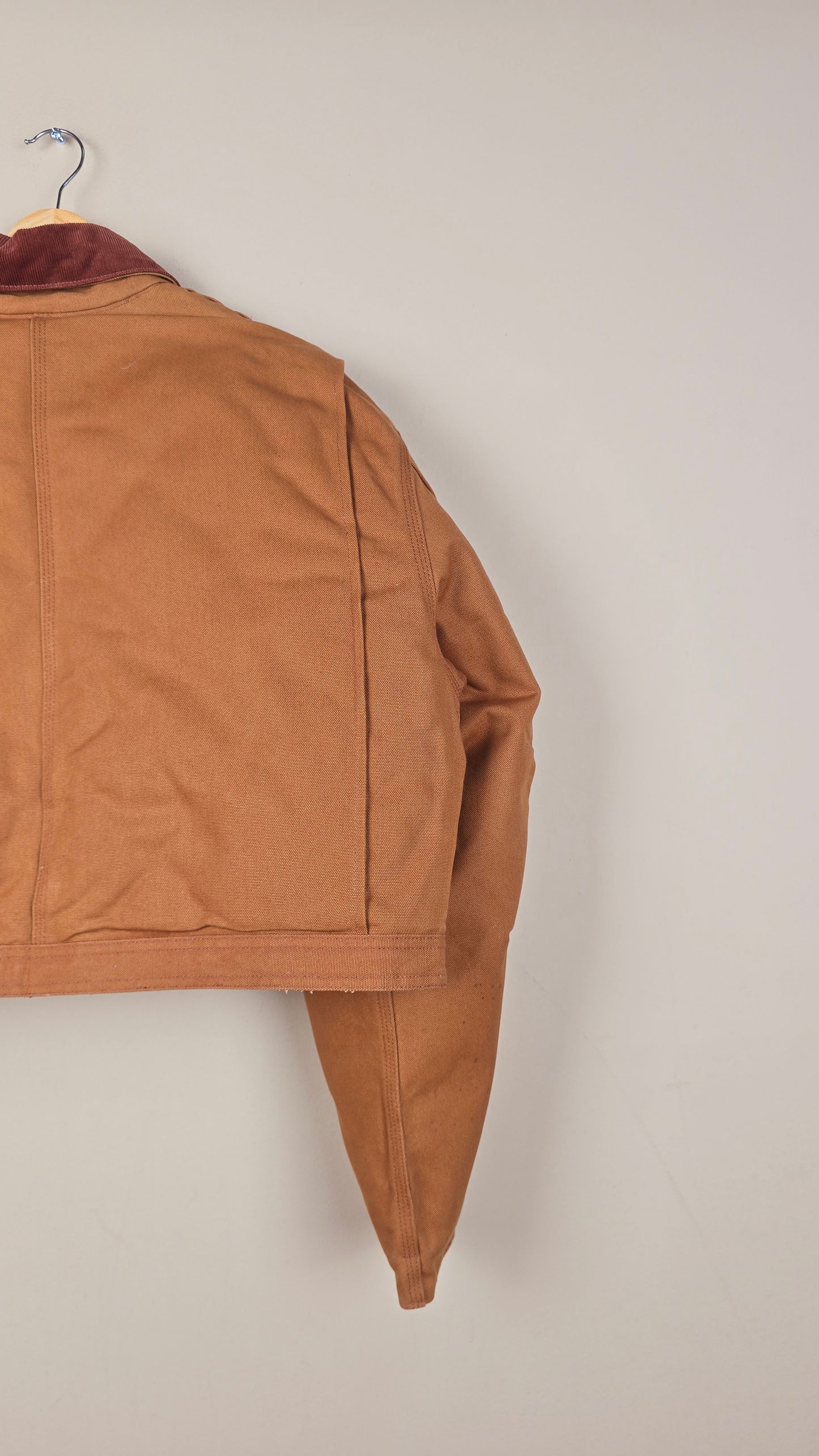 Vintage Carhartt X NY Yankees Cropped Jacket | Brown | Size 2XL | OB10