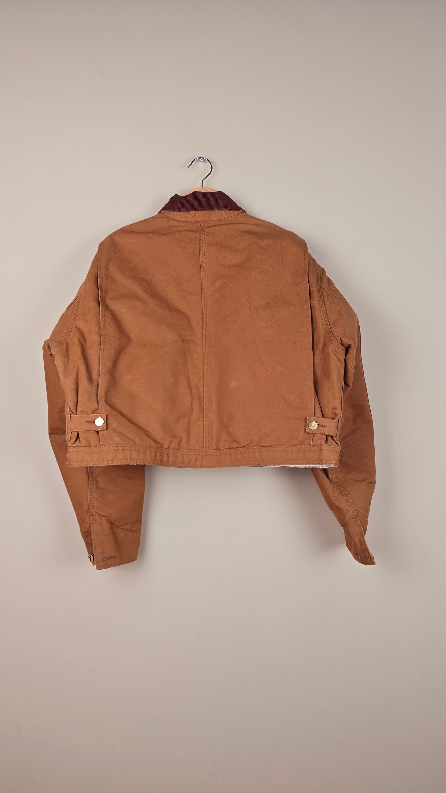Vintage Carhartt X NY Yankees Cropped Jacket | Brown | Size L | OB11