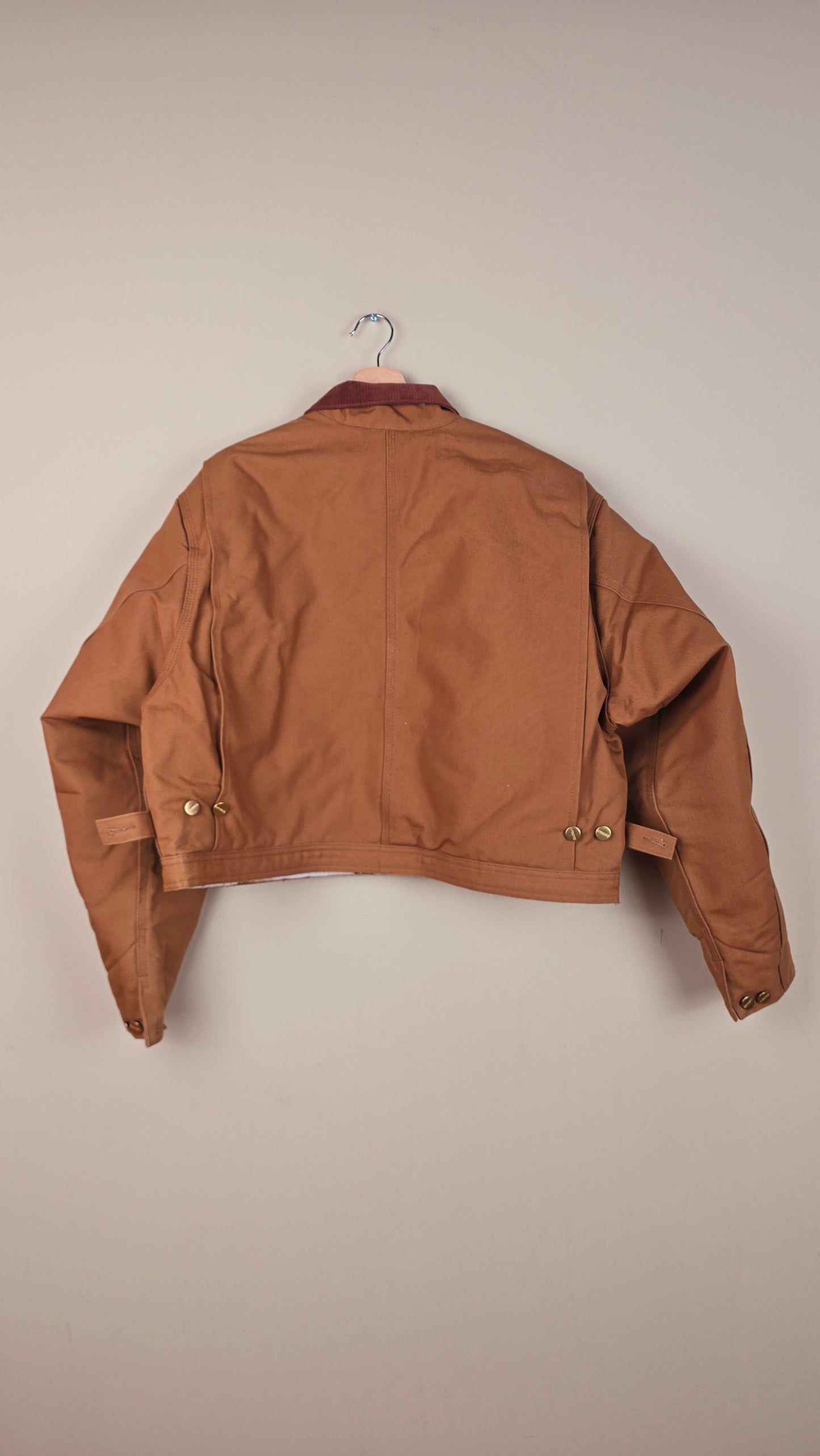 Vintage Carhartt X NY Yankees Cropped Jacket | Brown | Size 2xL | OB12