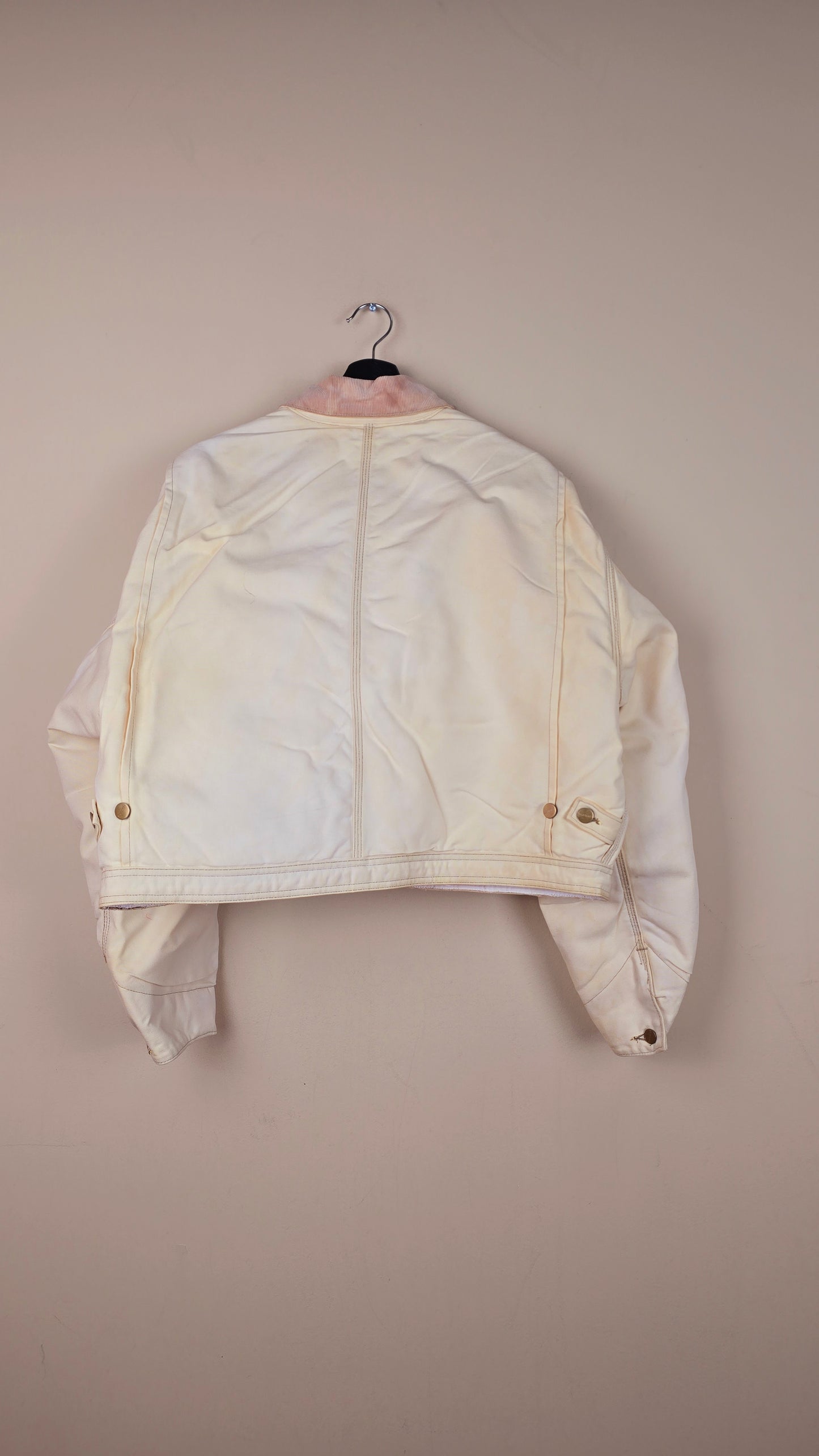Vintage Carhartt X NY Yankees Cropped Jacket | Beige | Size xL | OC4