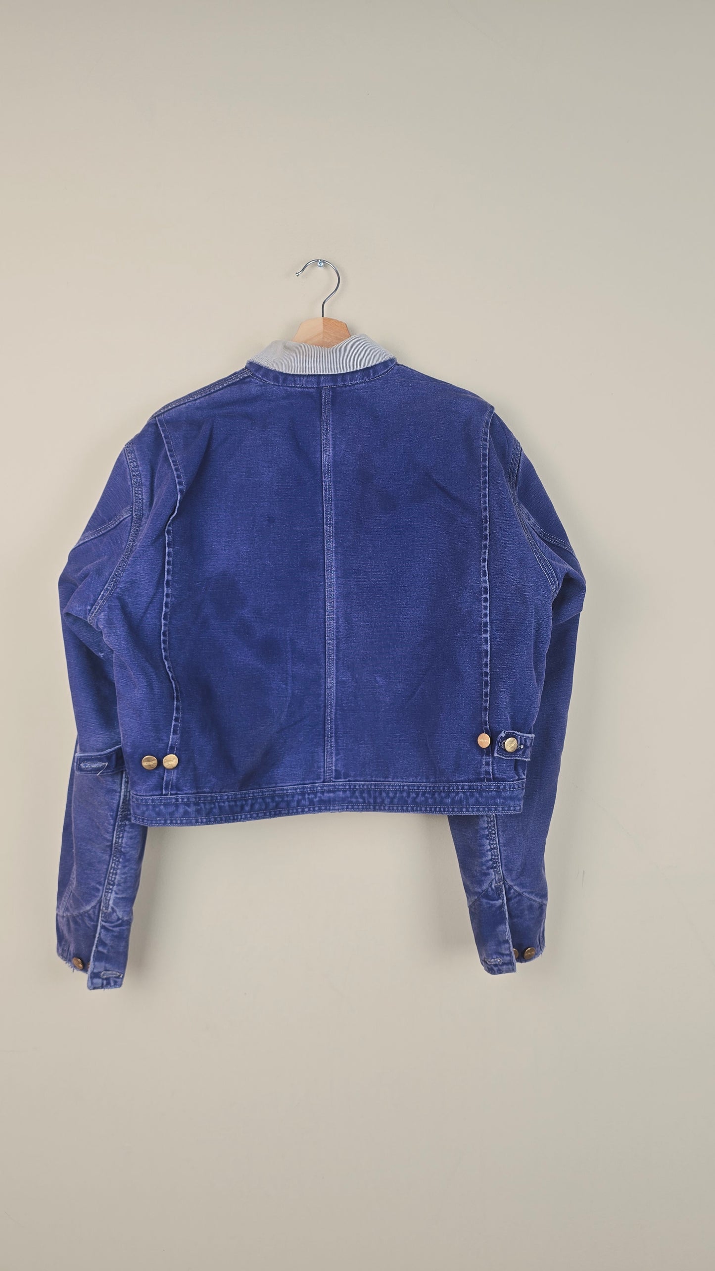 Vintage Carhartt X NY Yankees Cropped Jacket | Denim | Size L | OBL1