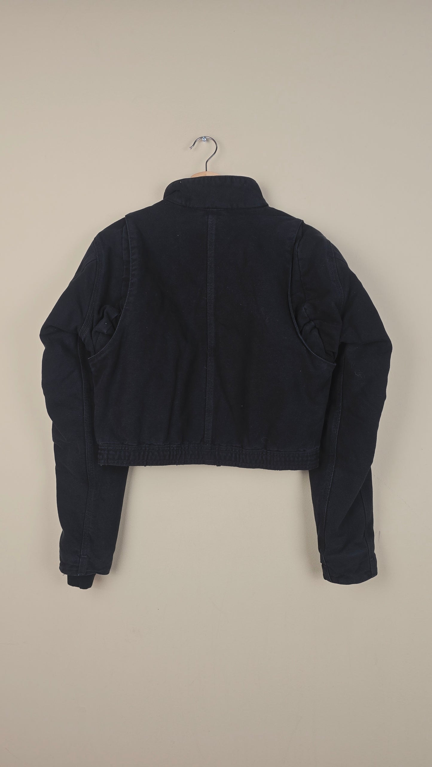 Vintage Carhartt X NY Yankees Cropped Jacket | Black | Size S | OBL2