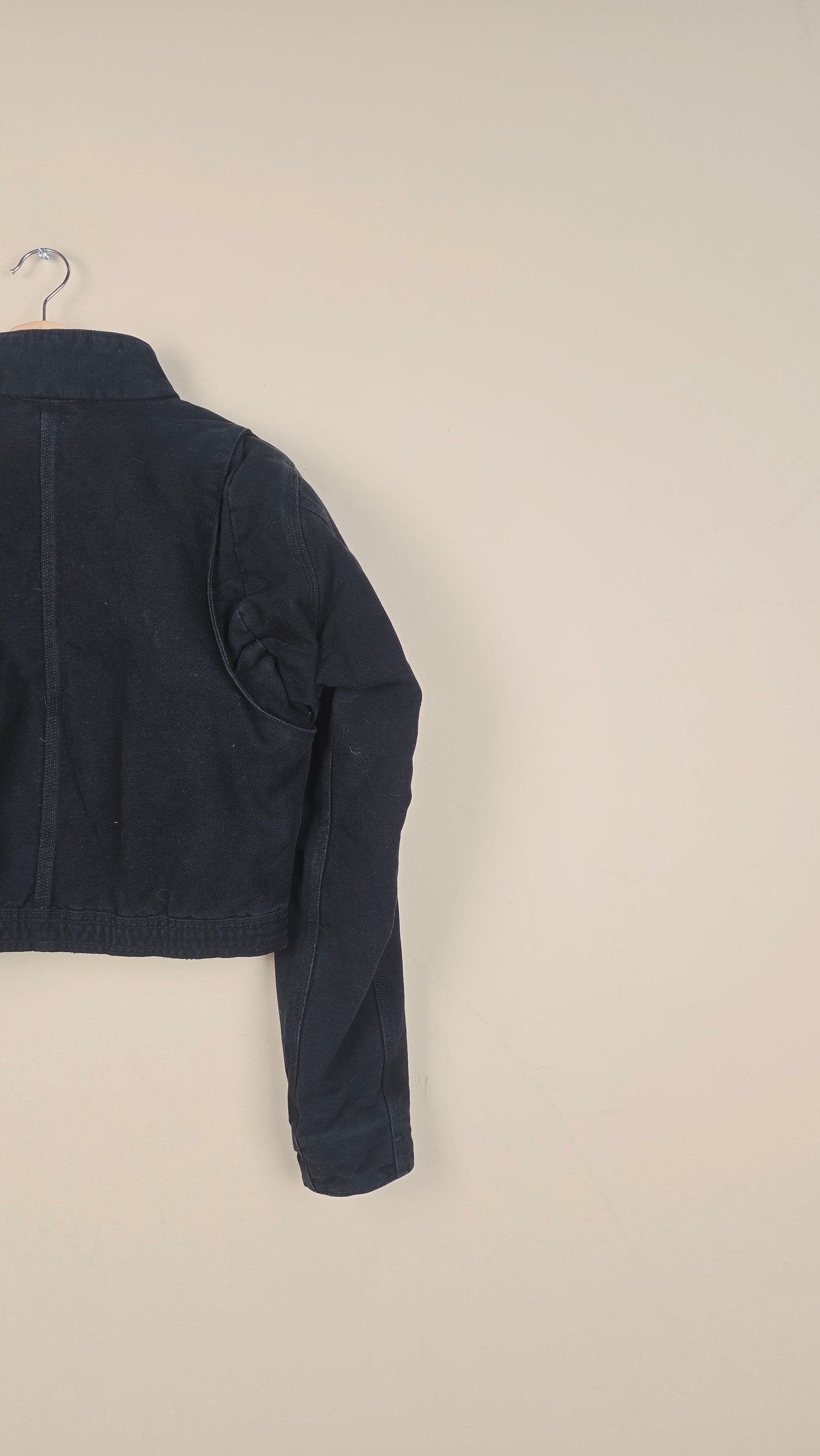 Vintage Carhartt X NY Yankees Cropped Jacket | Black | Size S | OBL2