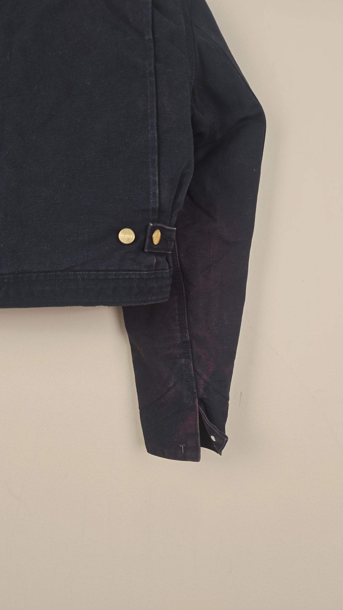 Vintage Carhartt X NY Yankees Cropped Jacket | Black | Size M | OBL4
