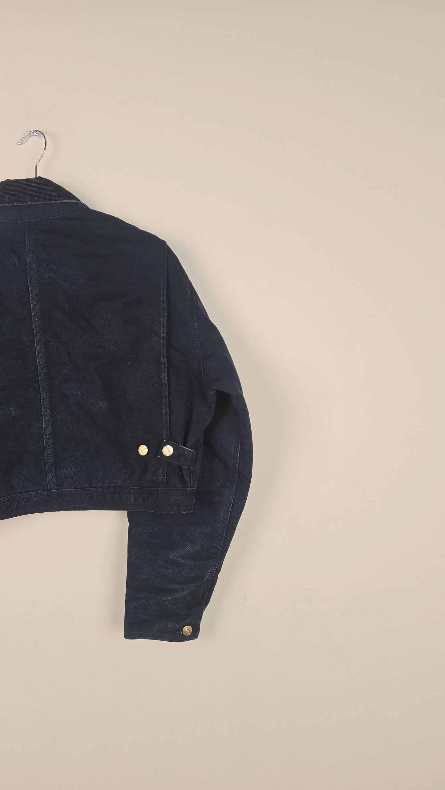 Vintage Carhartt X NY Yankees Cropped Jacket | Black | Size M | OBL6
