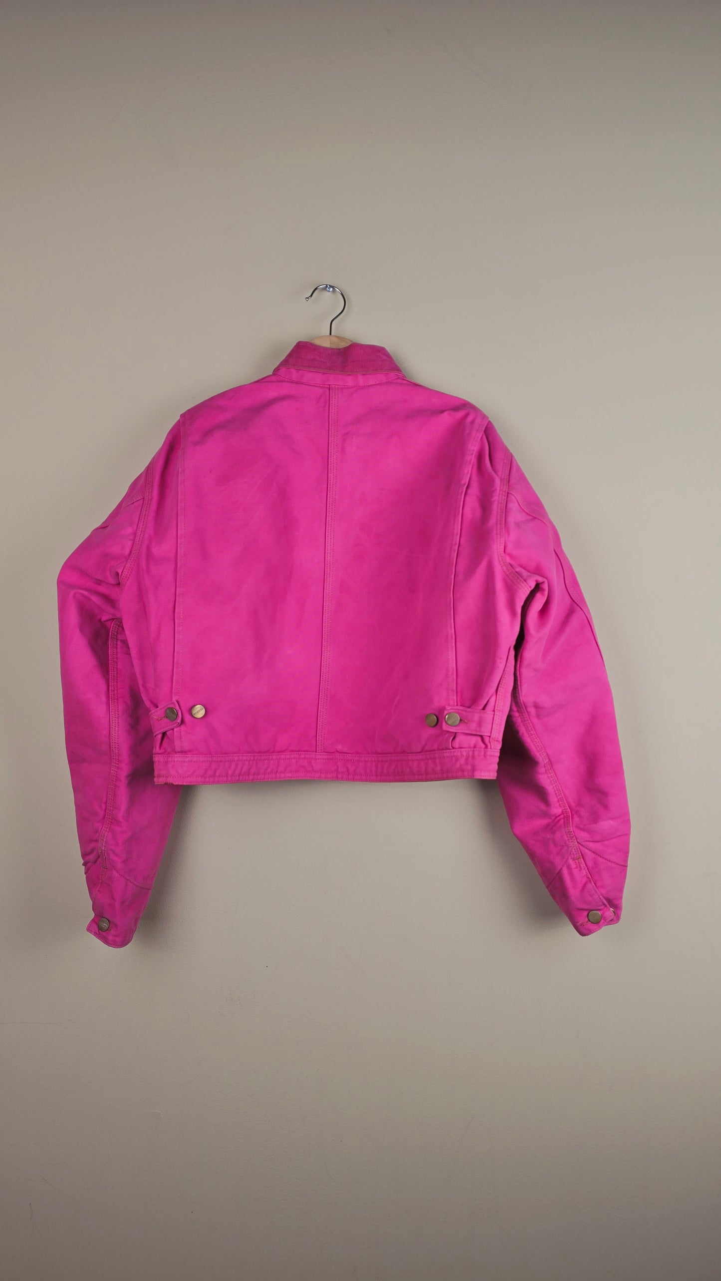 Vintage Carhartt X NY Yankees Cropped Jacket | Hot Pink | Size M | OP37