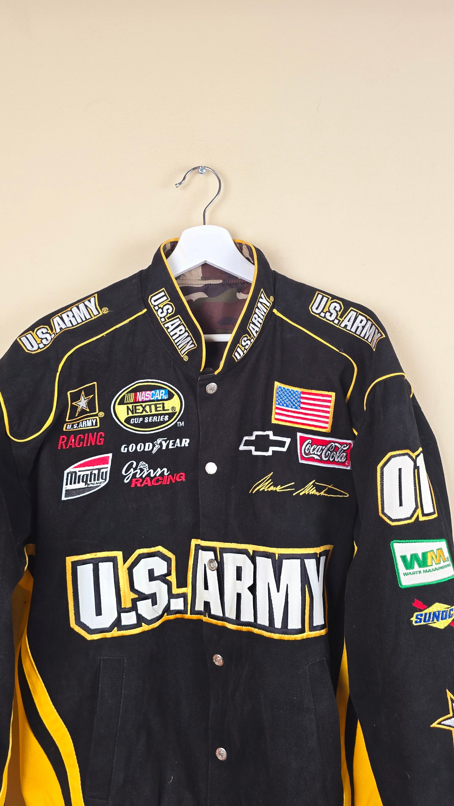 Vintage Jeff Hamilton Reversible US Army Jacket (Size M) | VET13