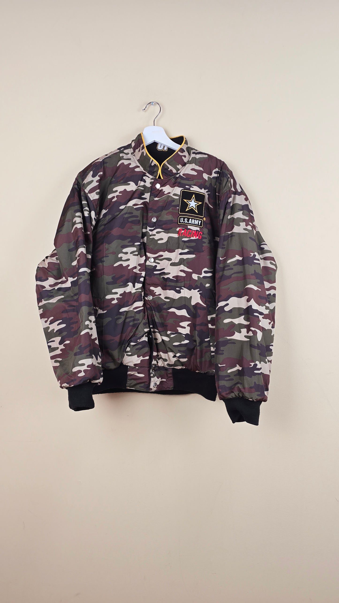 Vintage Jeff Hamilton Reversible US Army Jacket (Size XL) | VET14