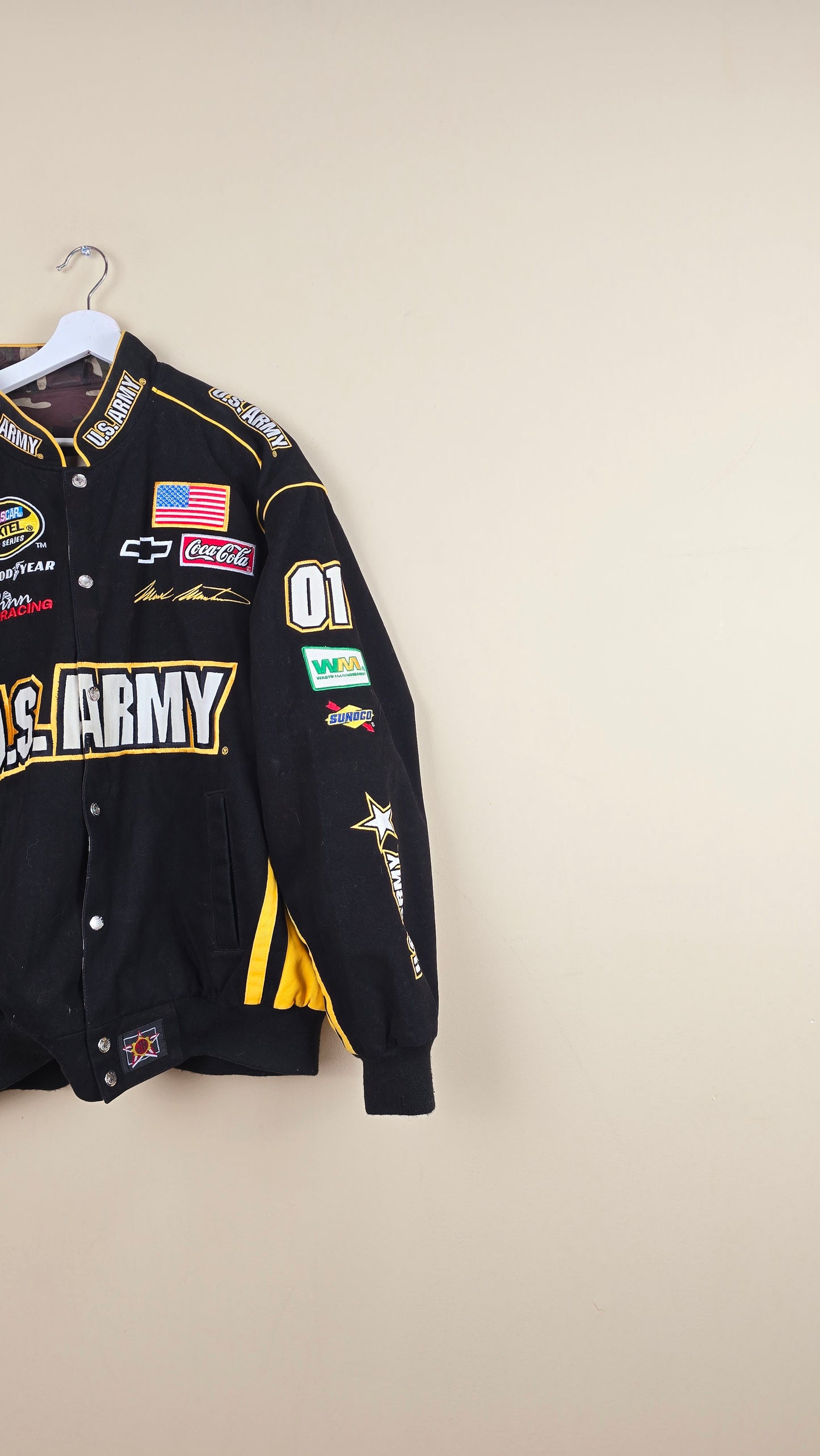 Vintage Jeff Hamilton Reversible US Army Jacket (Size XL) | VET14