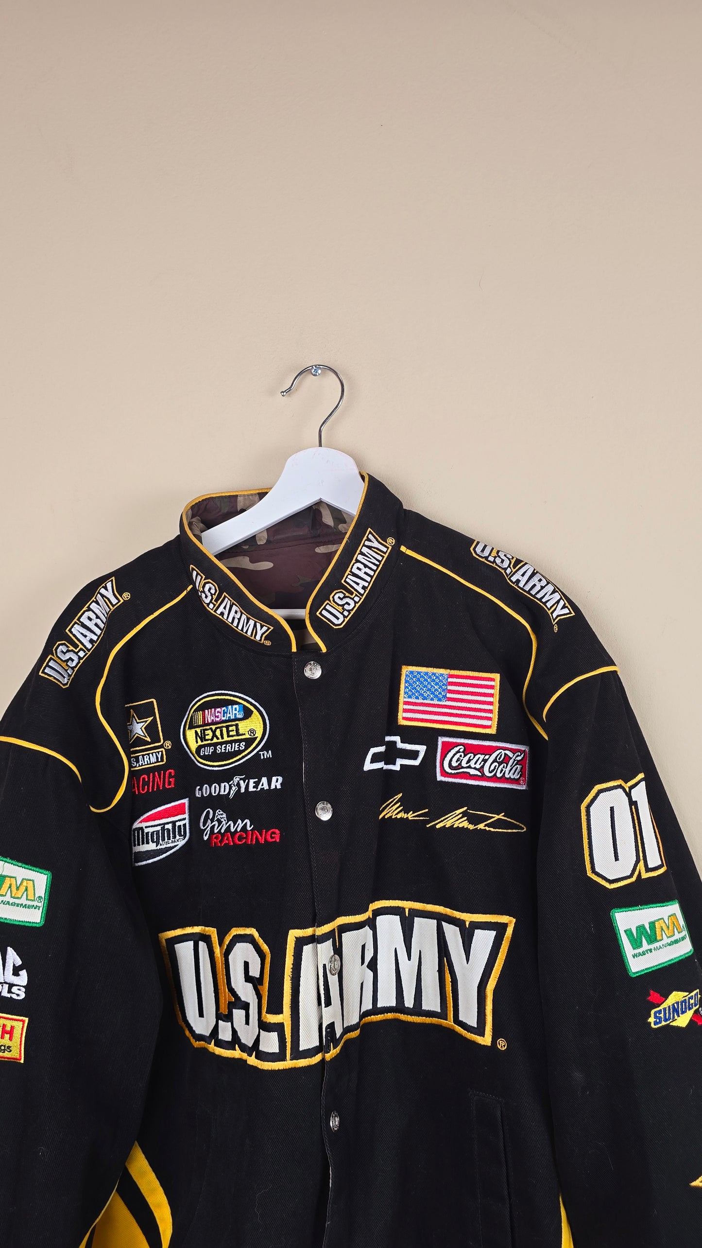 Vintage Jeff Hamilton Reversible US Army Jacket (Size XL) | VET14