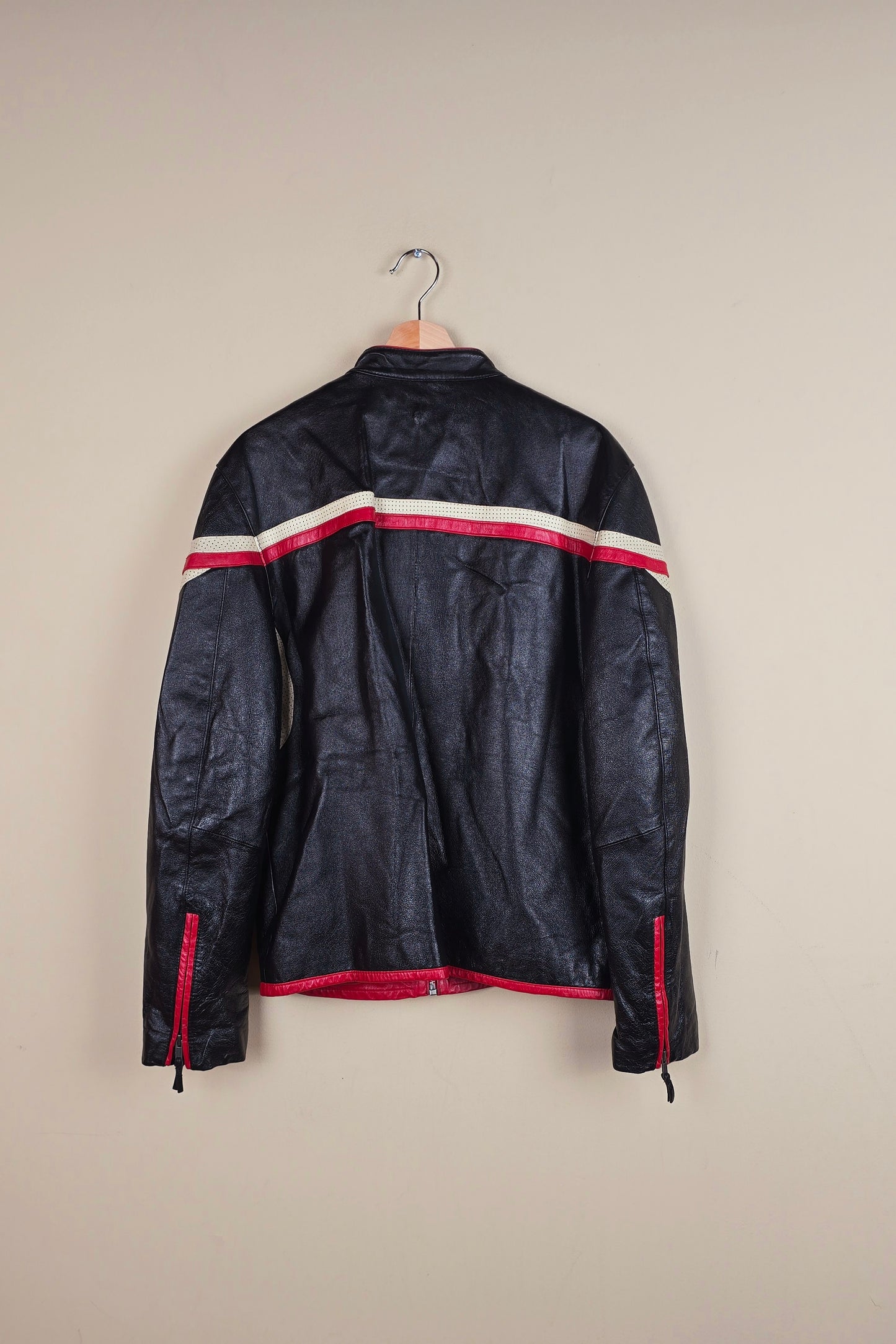 Vintage Wilson Women's Biker Leather Jacket (Size M) | IF03