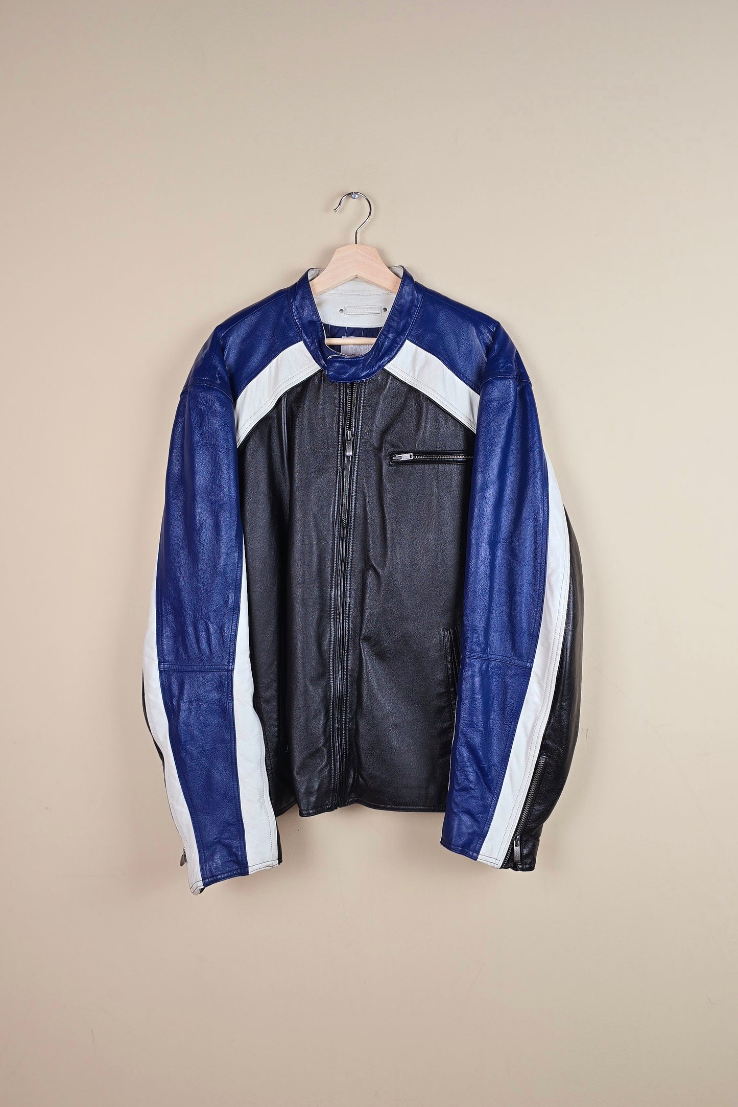 Vintage Wilson Biker Leather Jacket (Size 2xLTall) | IF06