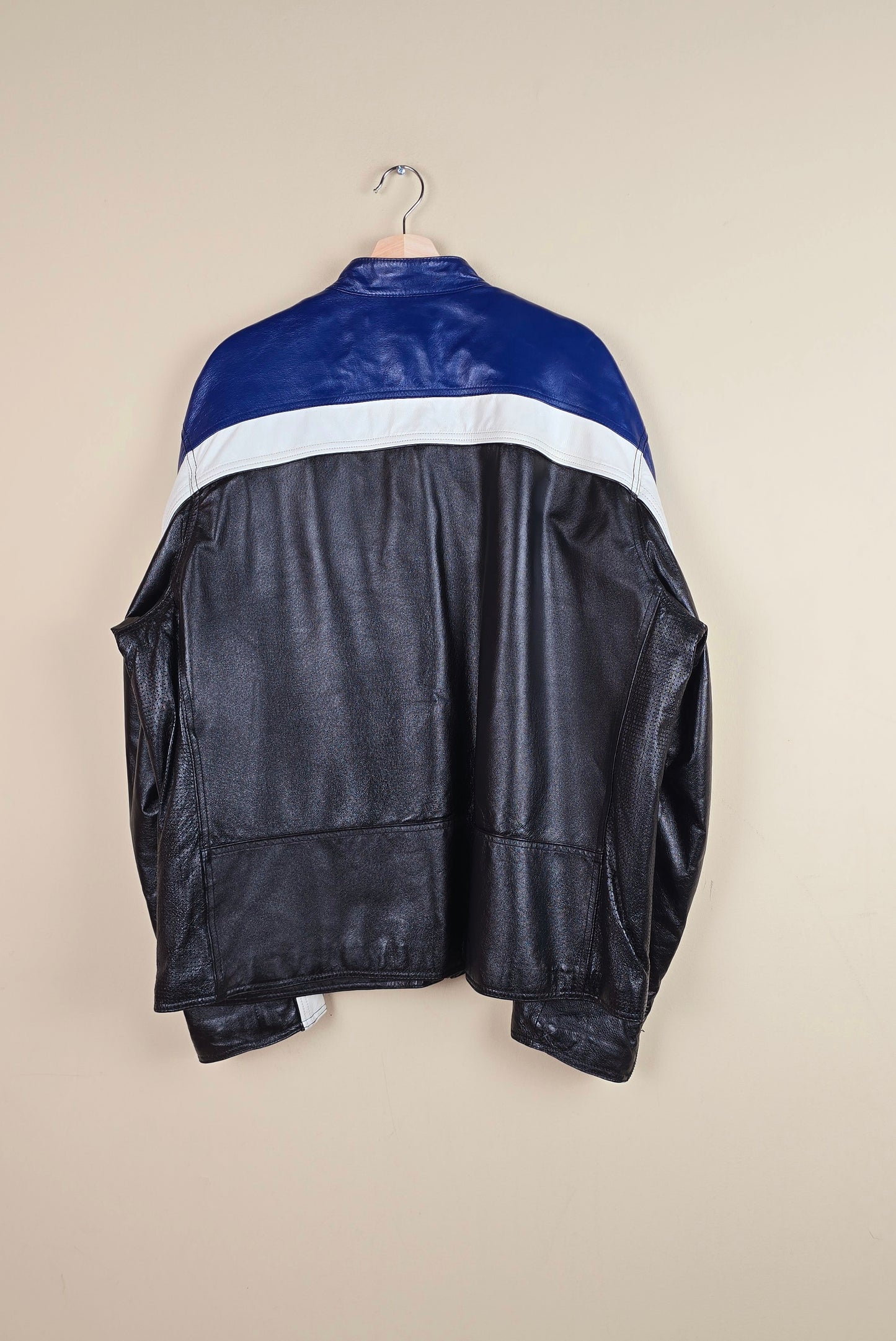 Vintage Wilson Biker Leather Jacket (Size 2xLTall) | IF06